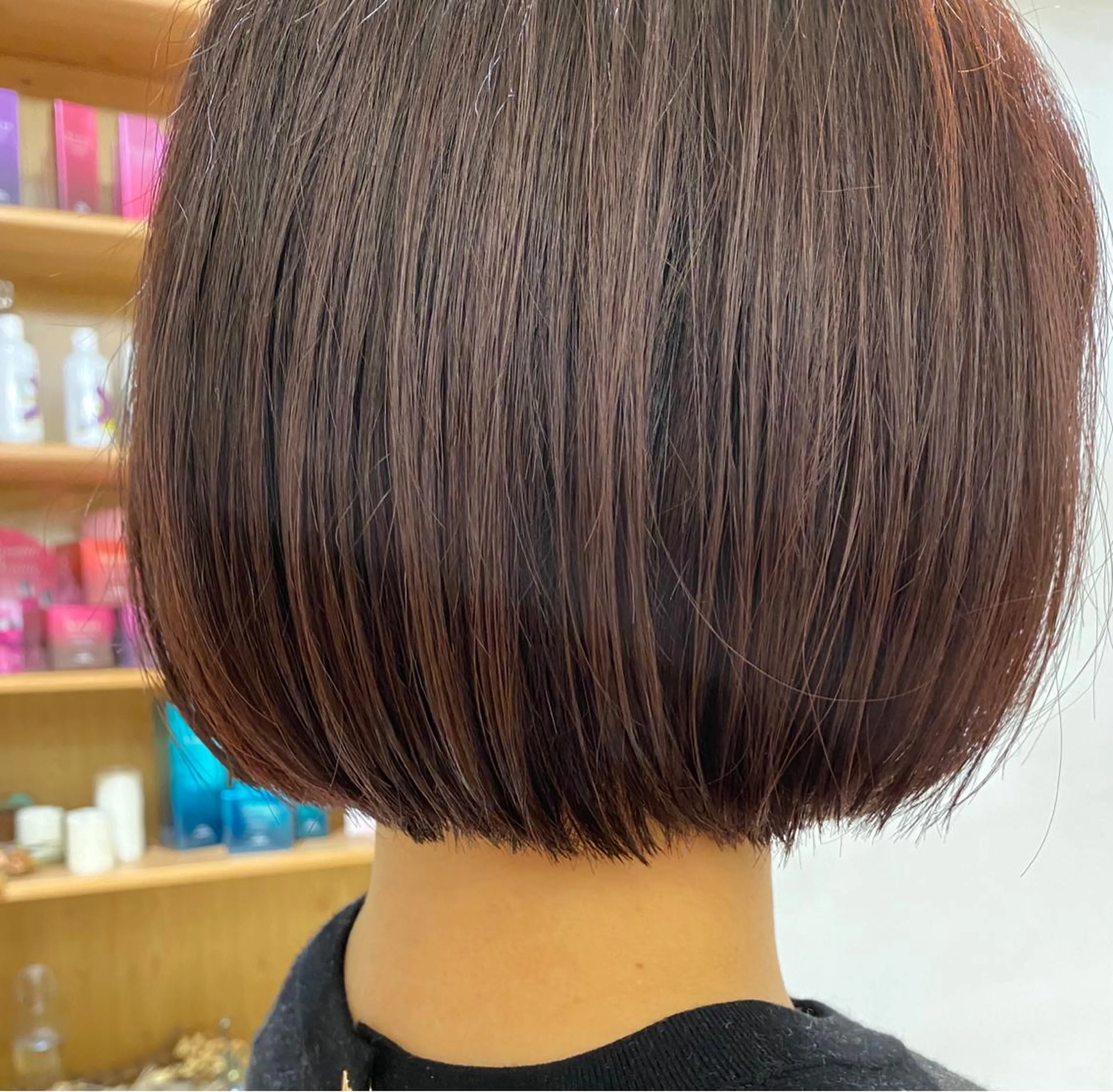 ミディアム カラー ヘアアレンジ ボブ 金子 富士のヘアスタイル