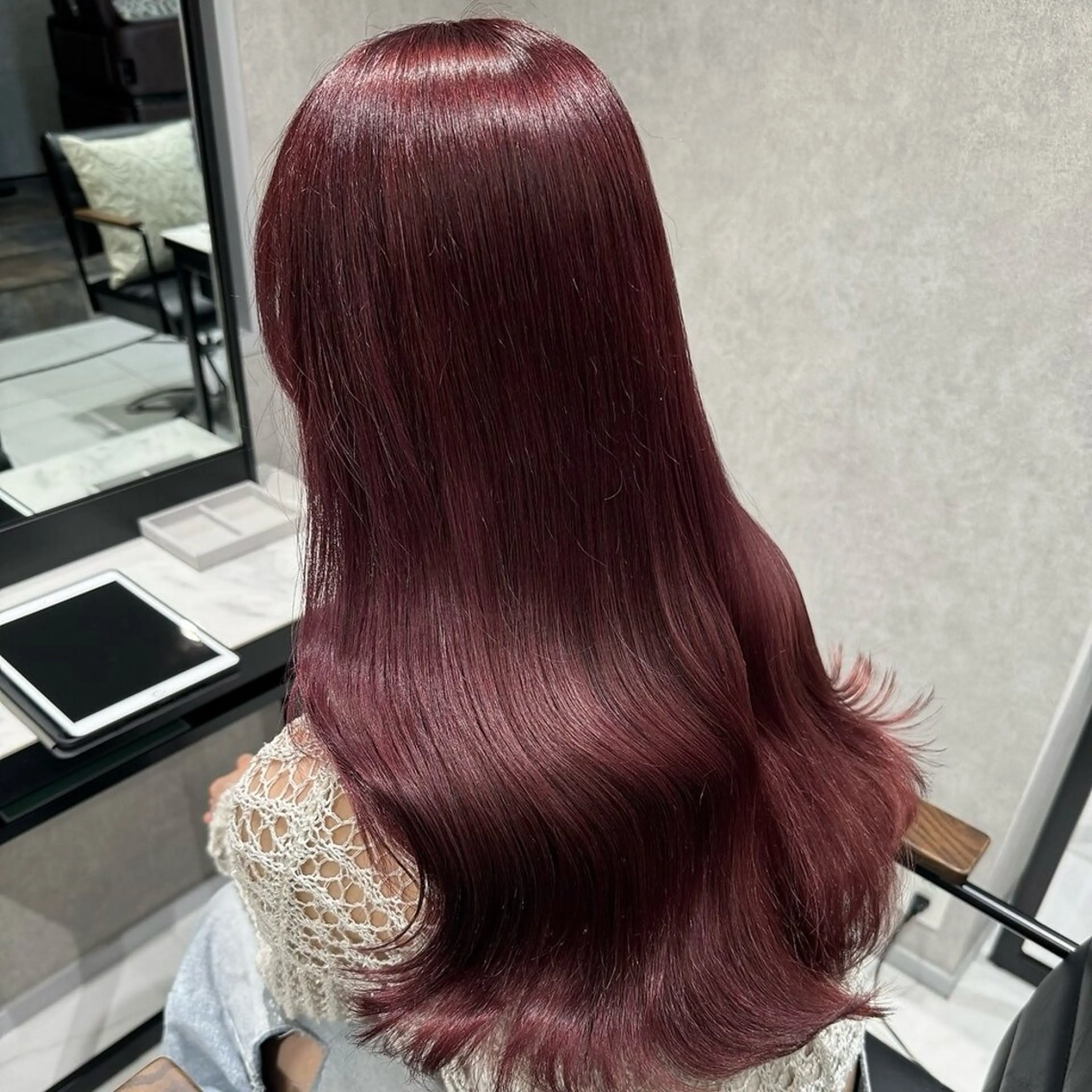 ロング カラー ⟡.·Fuka/ ヘアメ🎀暖色カラーのヘアスタイル