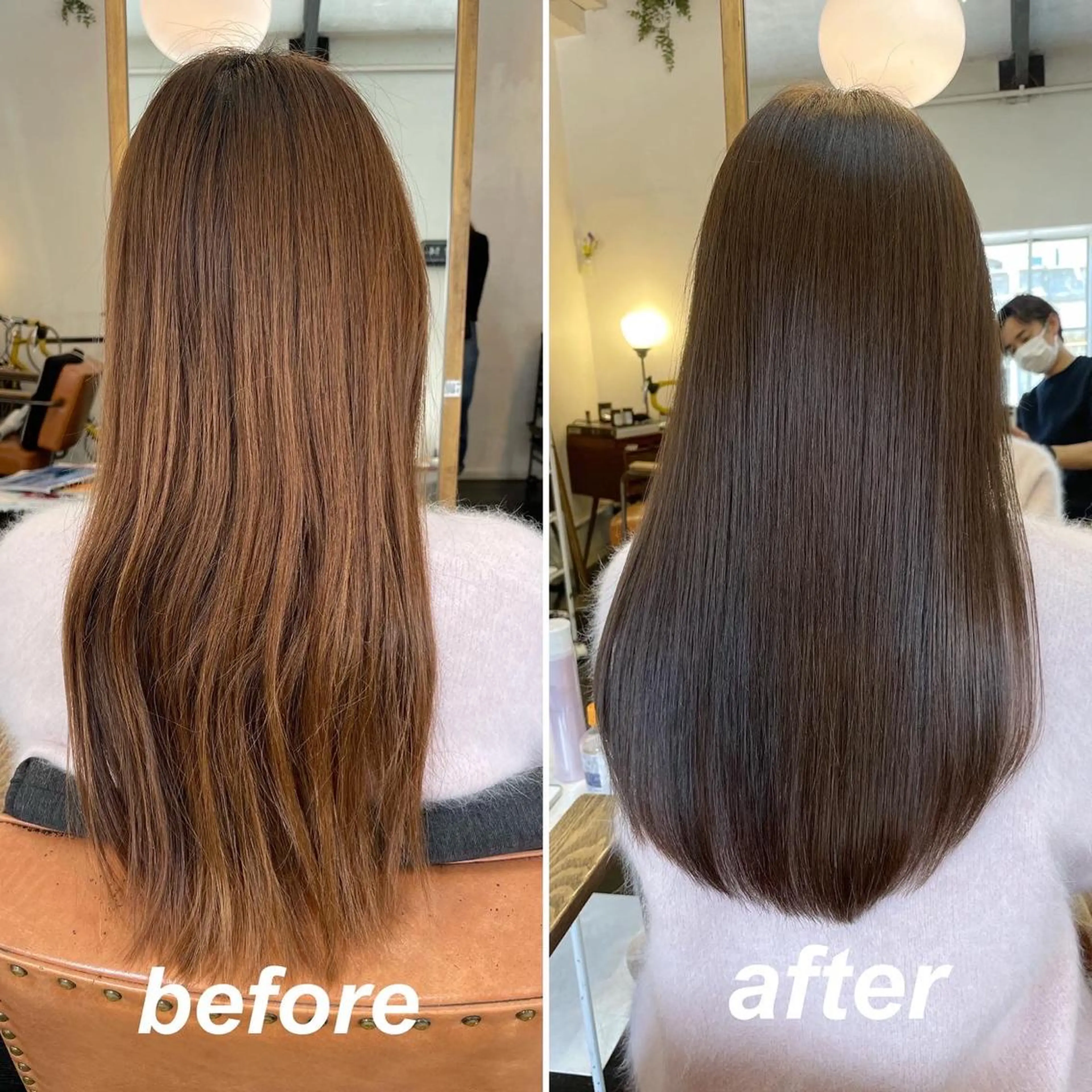 ロング カラー 髪質改善 h a k u 大倉 卓人のヘアスタイル