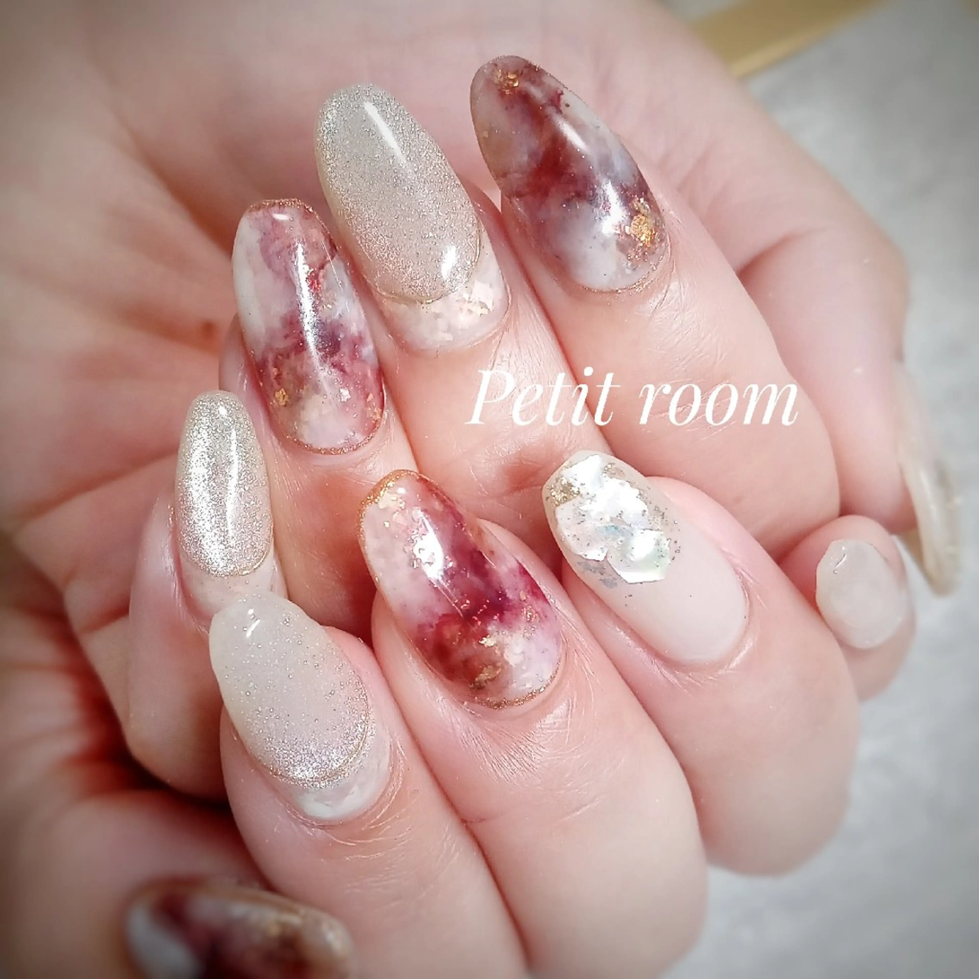 セミロング ハンドネイル フットネイル 💅ネイリスト Fumi✨光が丘旭町のネイルデザイン