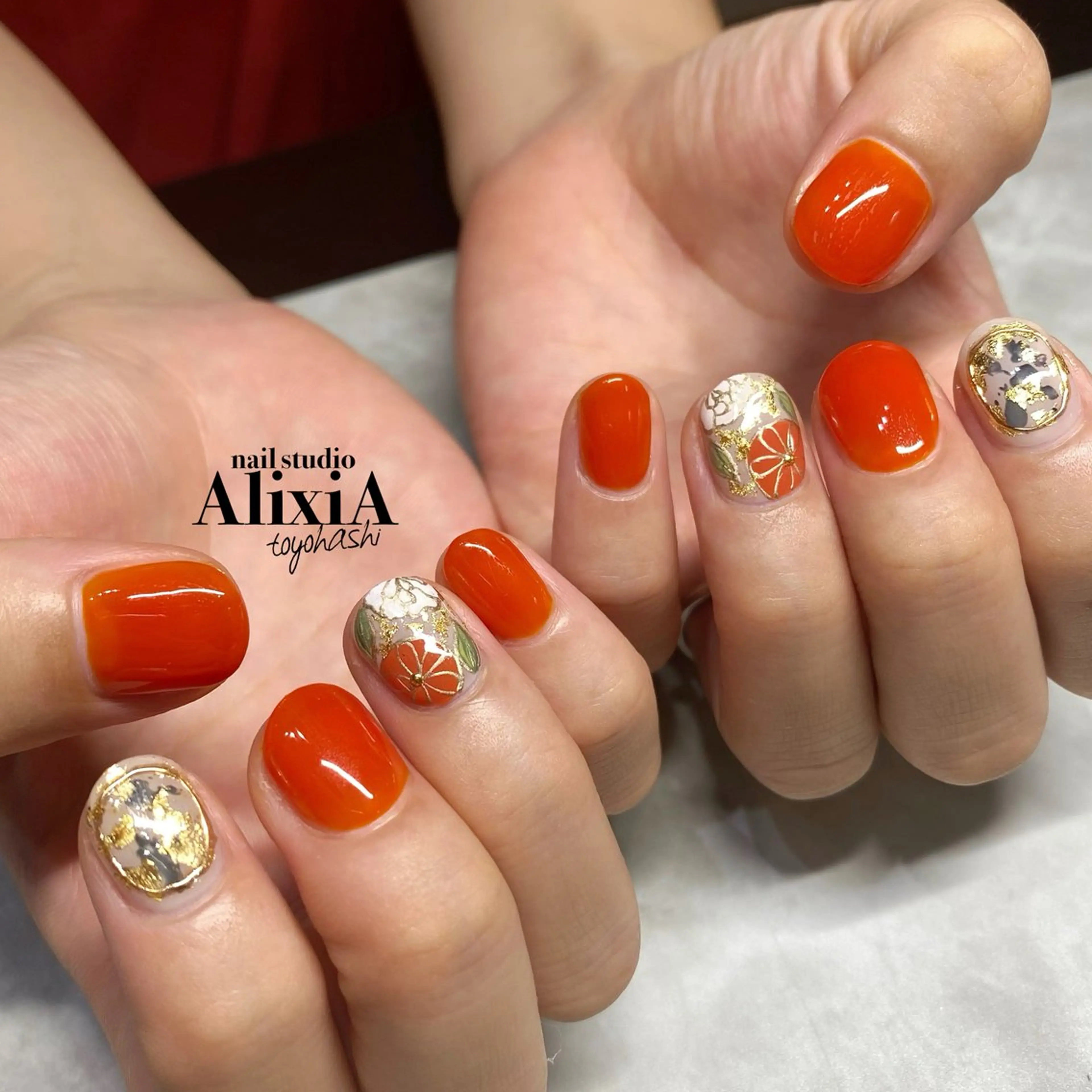 ネイル ハンドネイル AlixiA   nail studio所属・AlixiA ゆみのネイルデザイン