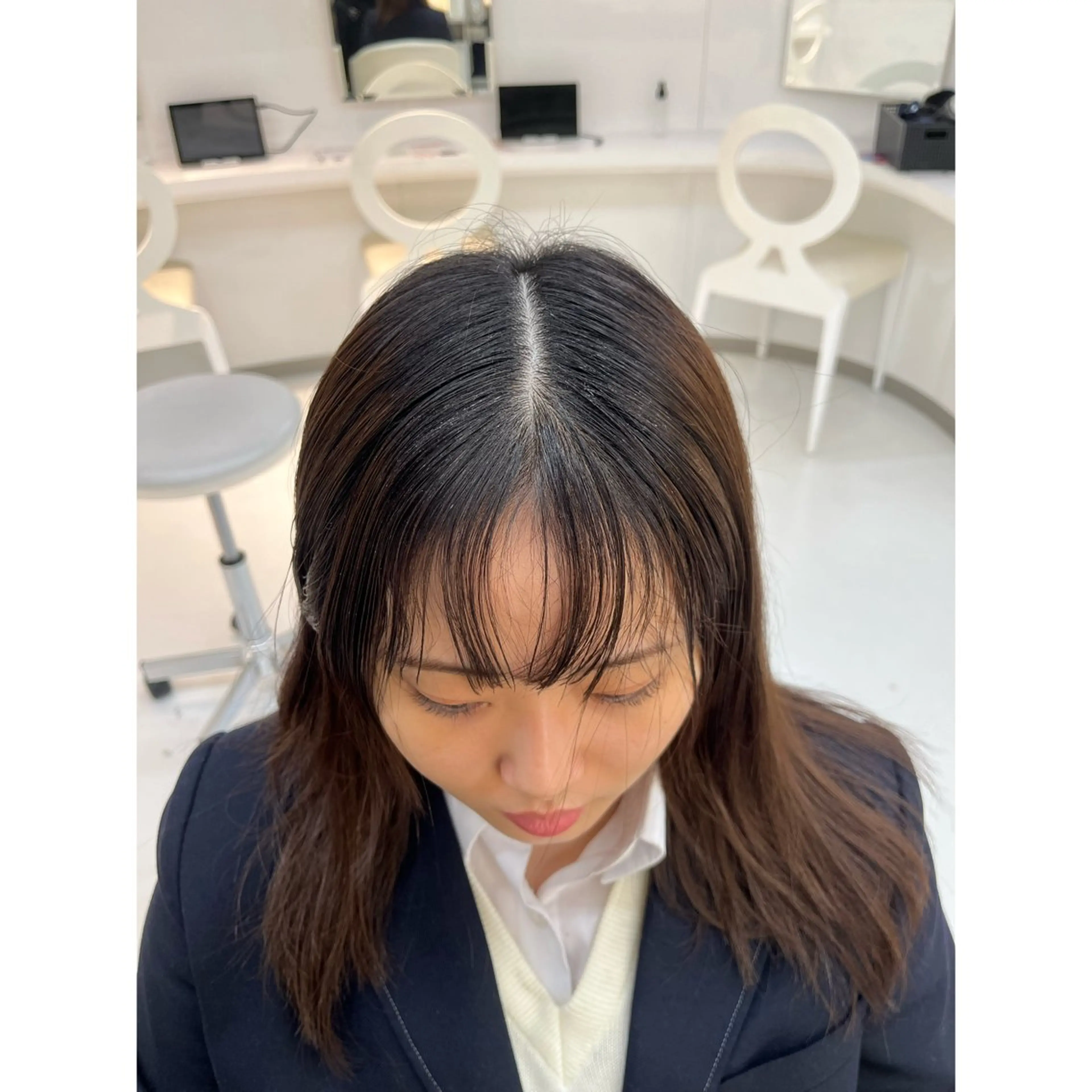 ミディアム 涼音 🫧前髪お助け美容師のヘアスタイル