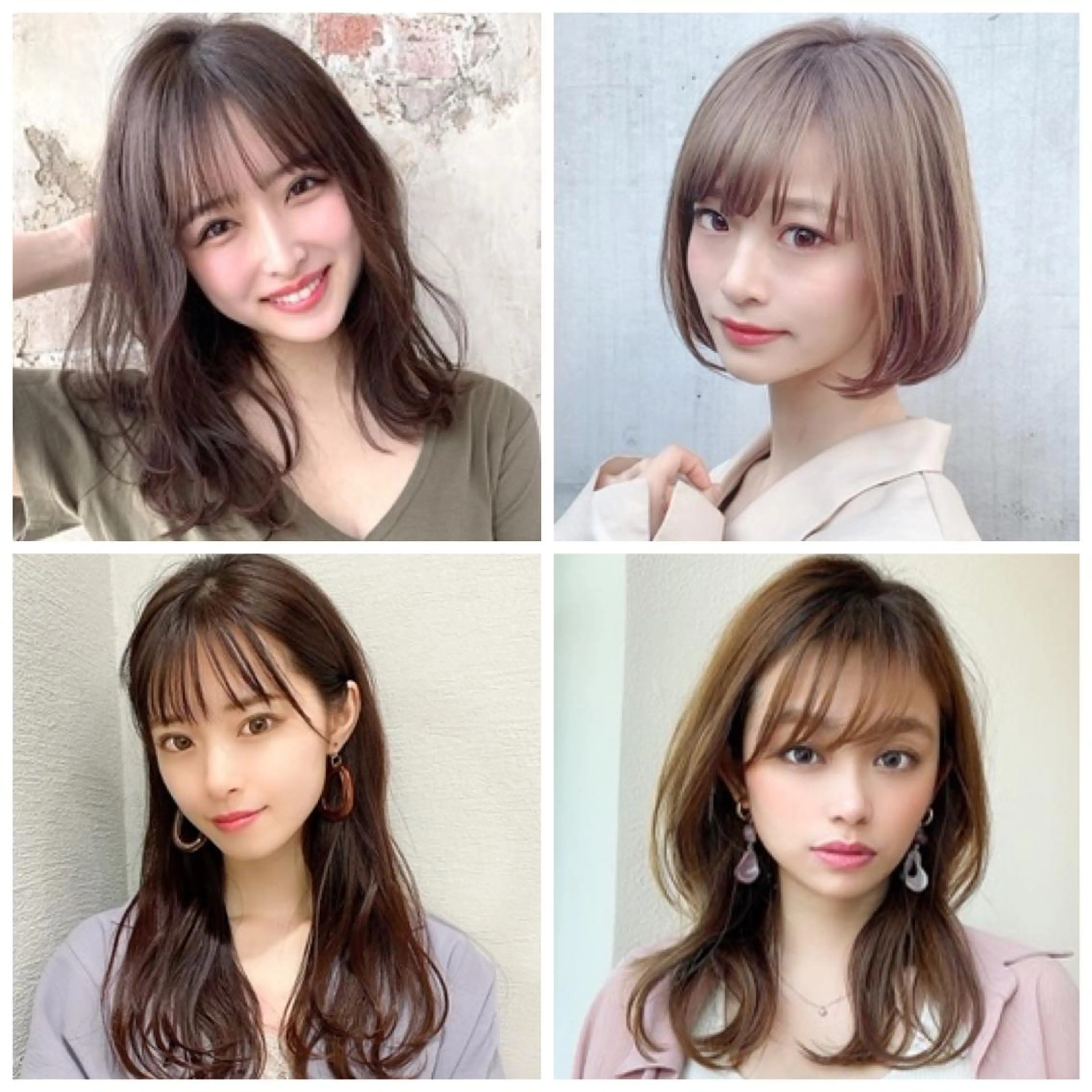 ミディアム カラー 青木 茂樹⭐️ 透明感カラーのヘアスタイル