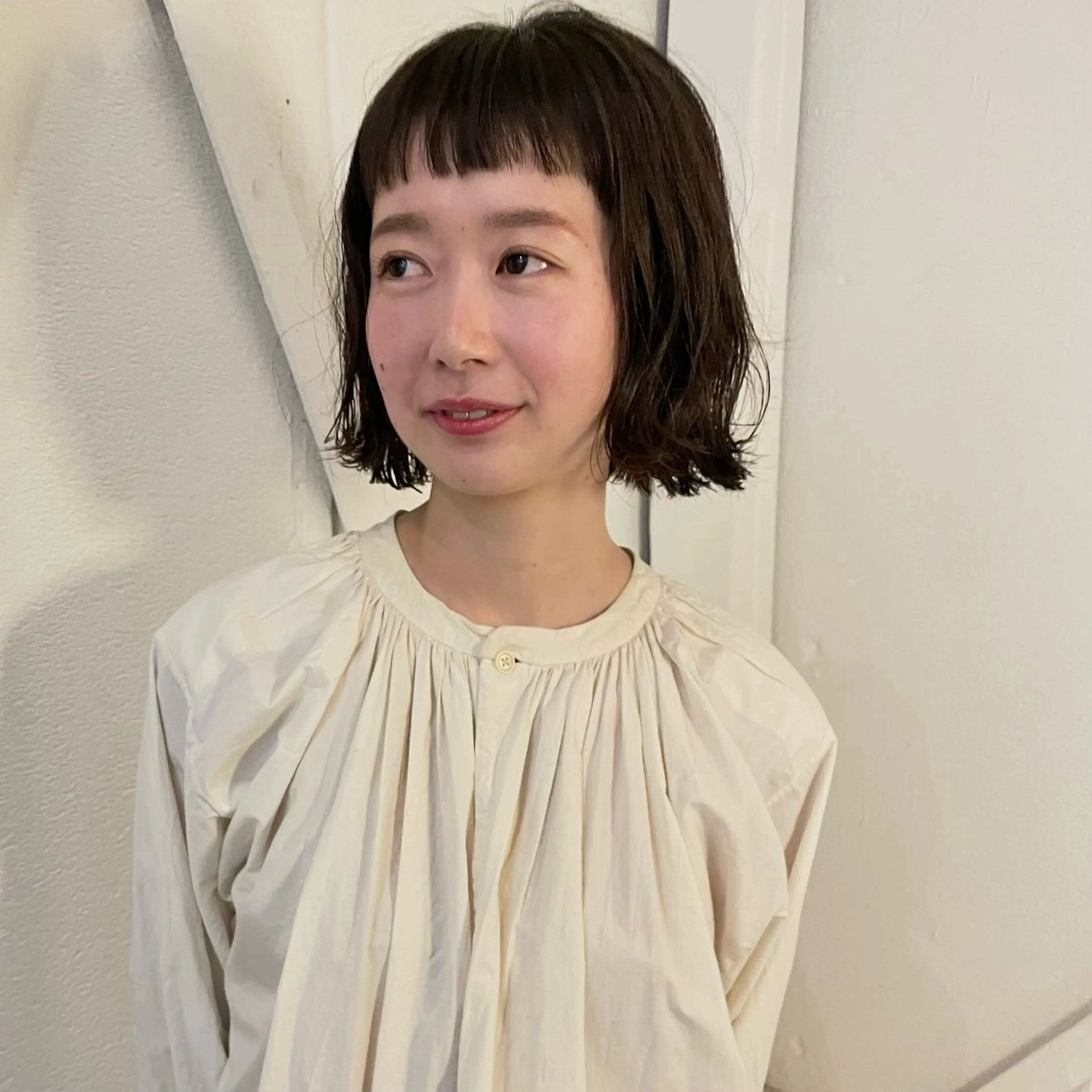 ショート オン眉 カット トリートメント 野村矩樂/パーマ /縮毛矯正のヘアスタイル