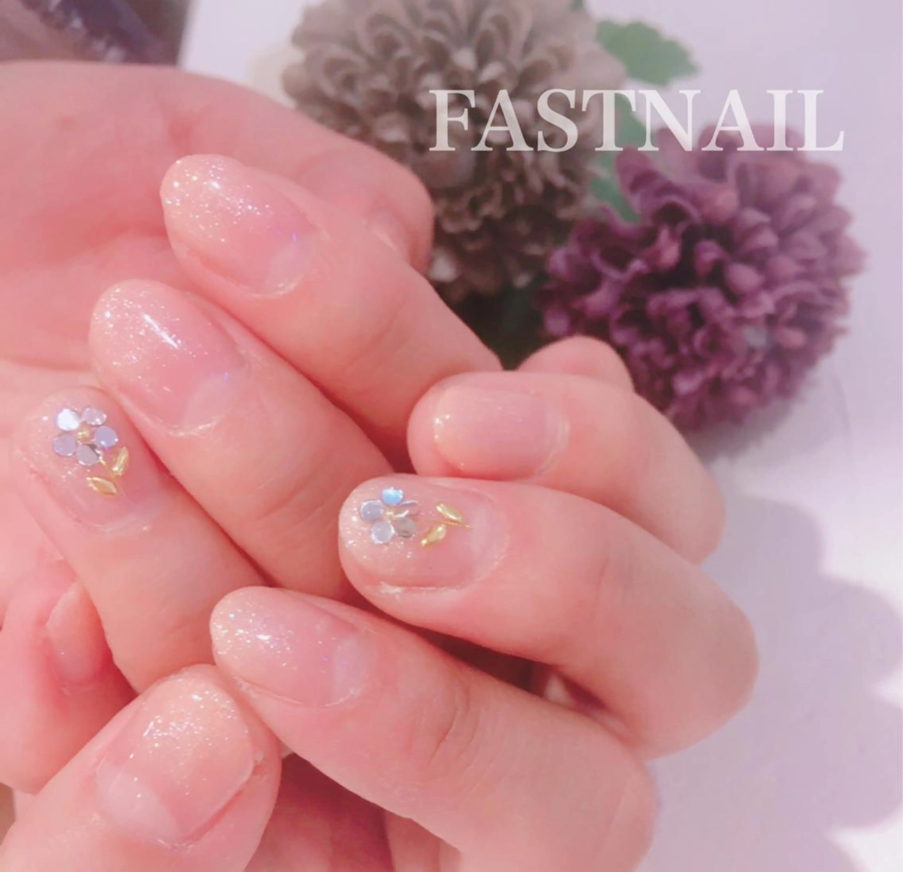 ネイル ストーンネイル ファストネイル 静岡パルシェ店のネイルデザイン