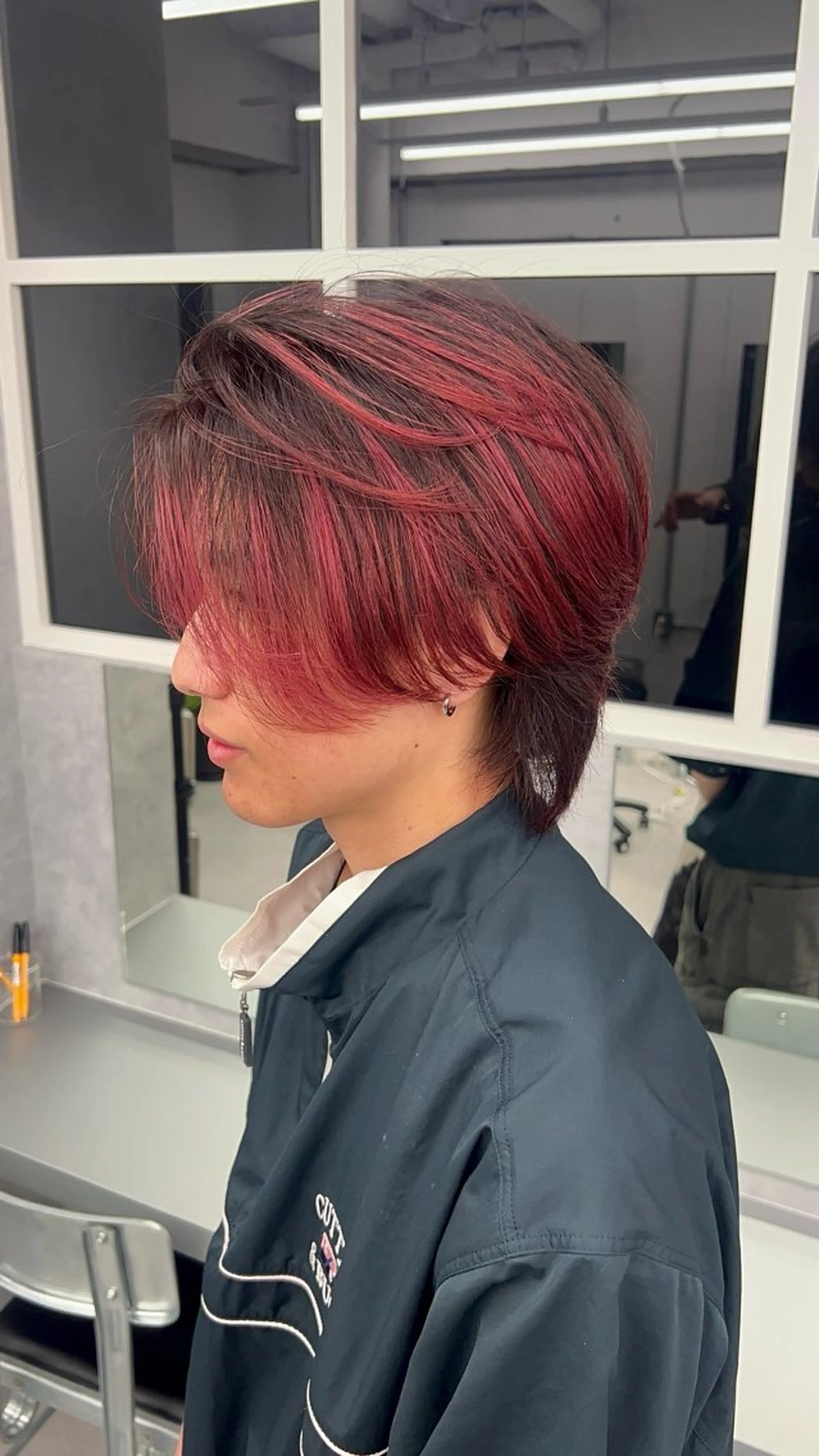 ミディアム カラー メンズ メンズバレイヤージュ 🔥メンズカット🔥のヘアスタイル