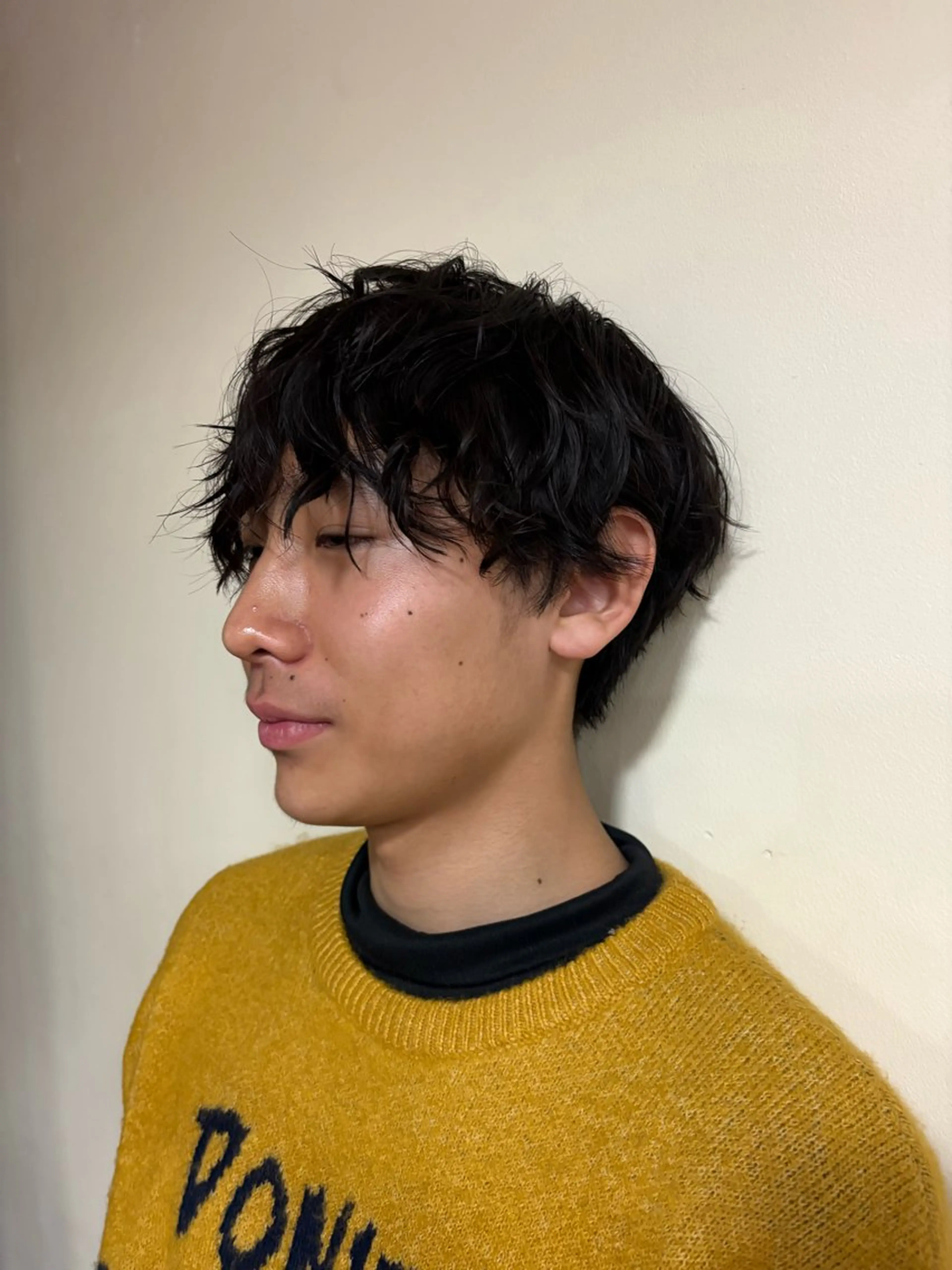 ショート パーマ メンズ メンズパーマ 浅岡 昭汰のヘアスタイル