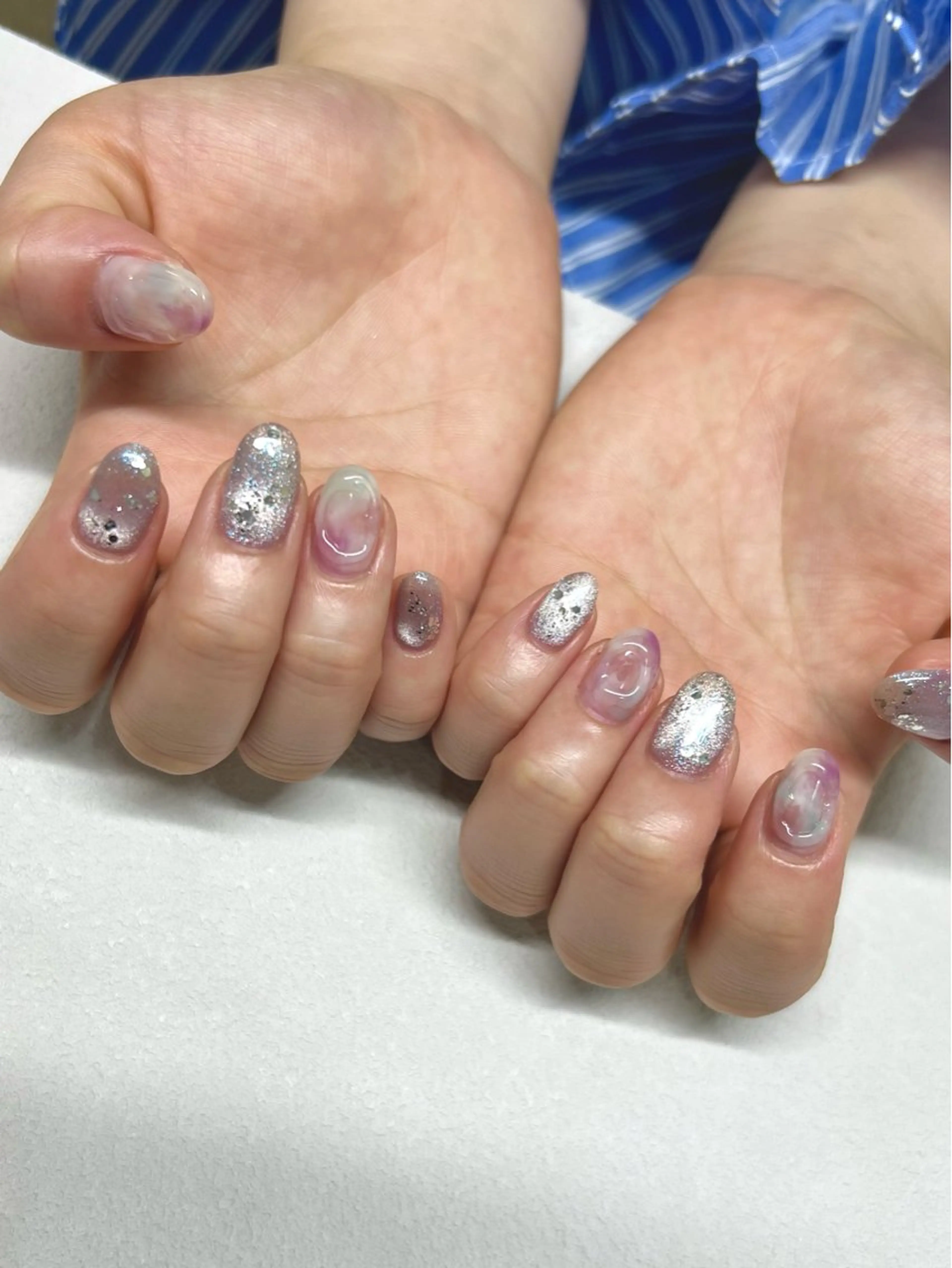 ネイル ハンドネイル Lelian稲荷口 山田将也のネイルデザイン