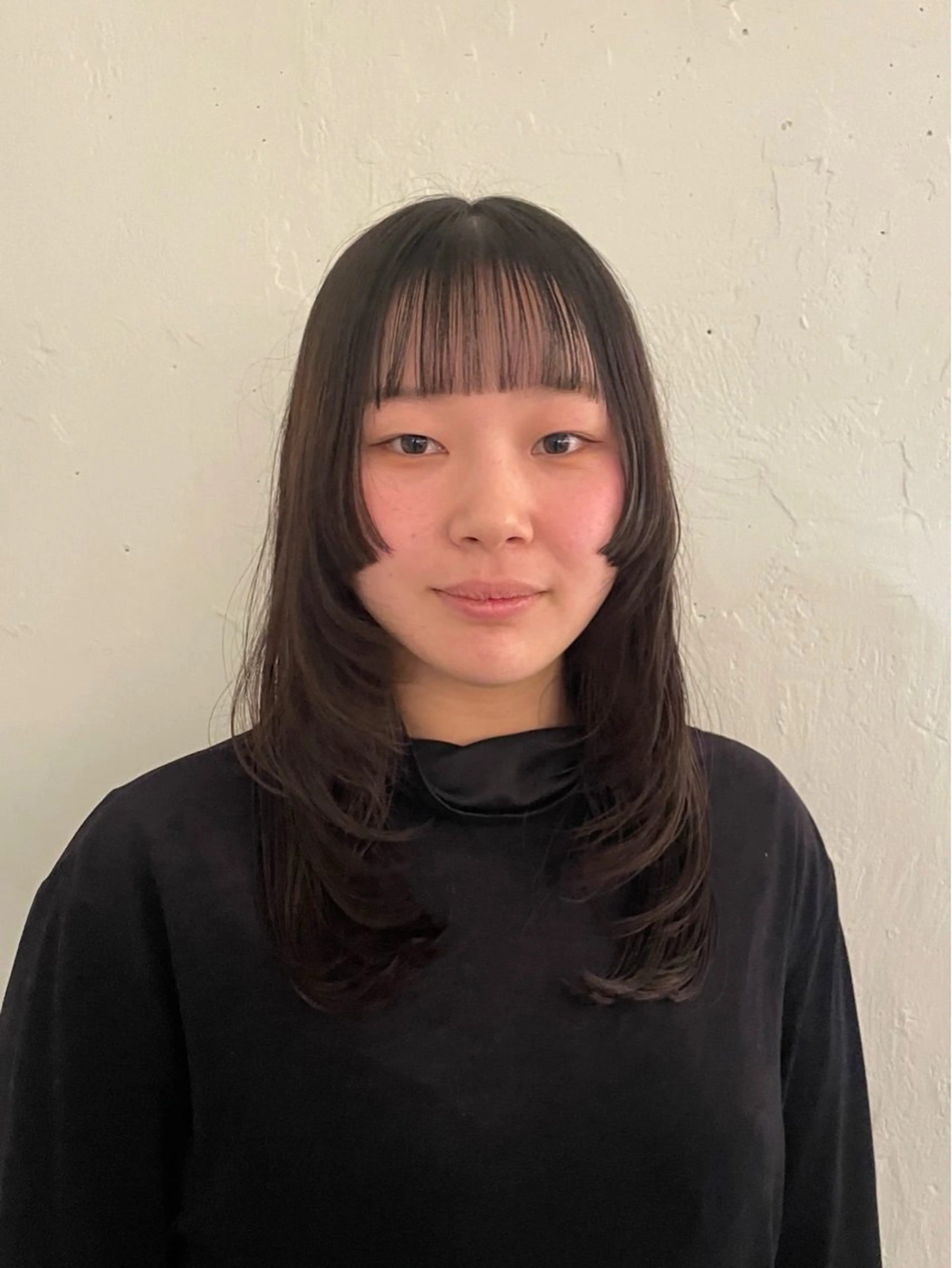 セミロング カット ﾁｶｼﾂ.ｾﾞﾝ/ ﾌｳｶのヘアスタイル