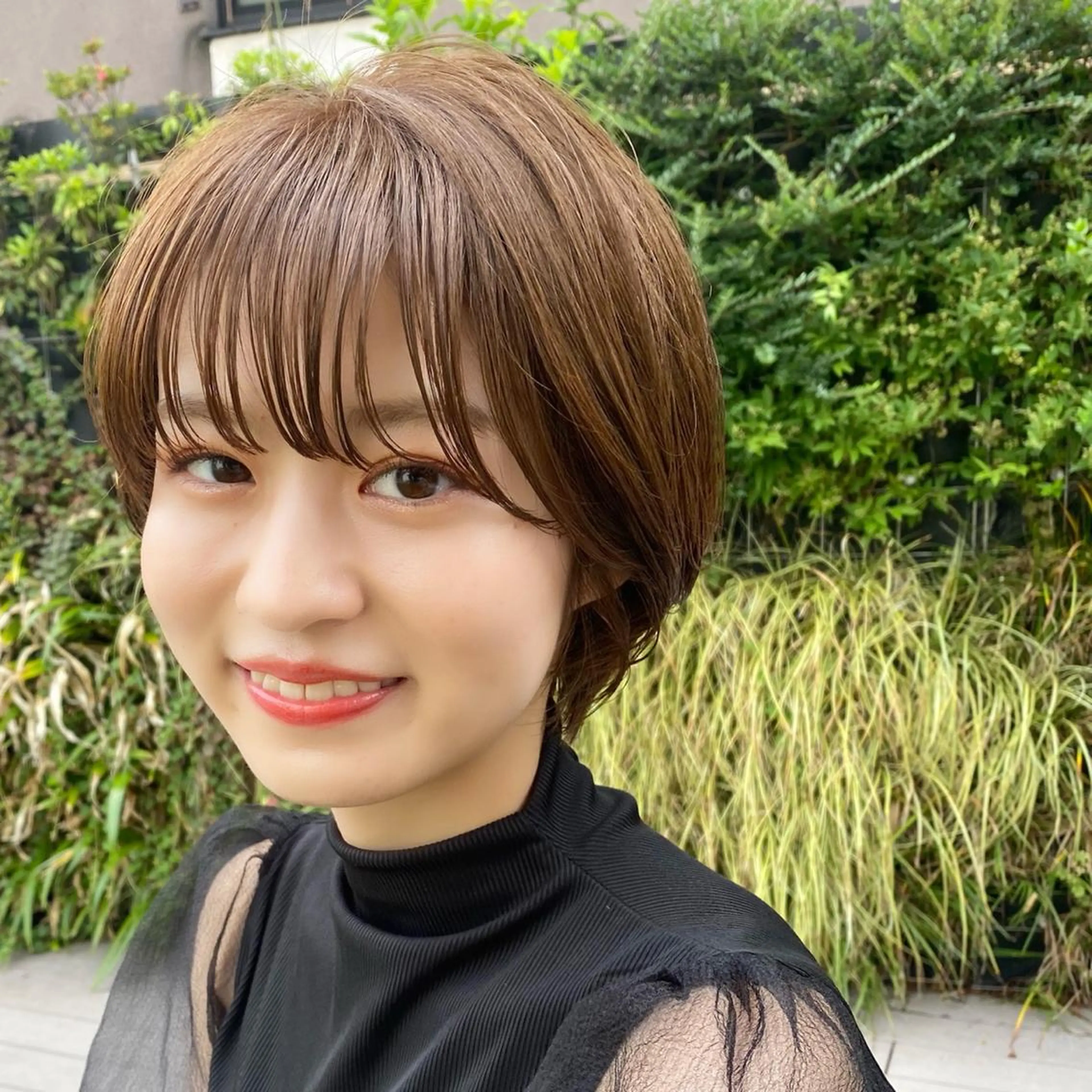 ショート カラー パーマ ✨艶髪✨ 奈須晴香のヘアスタイル