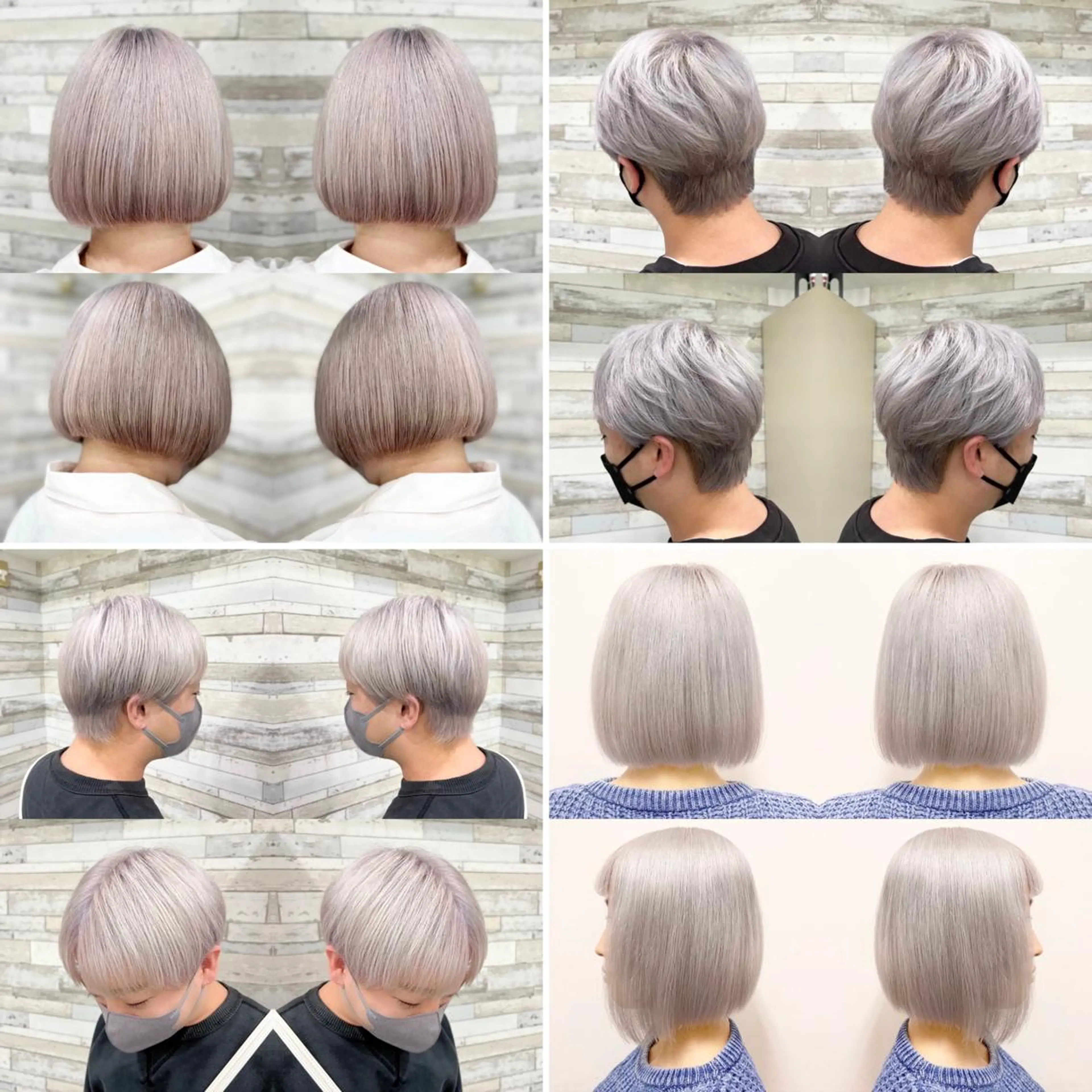 ✨初回限定‼️✨憧れホワイトカラー✨(ブリーチ3回+カラー+ナノケアトリートメント)の写真