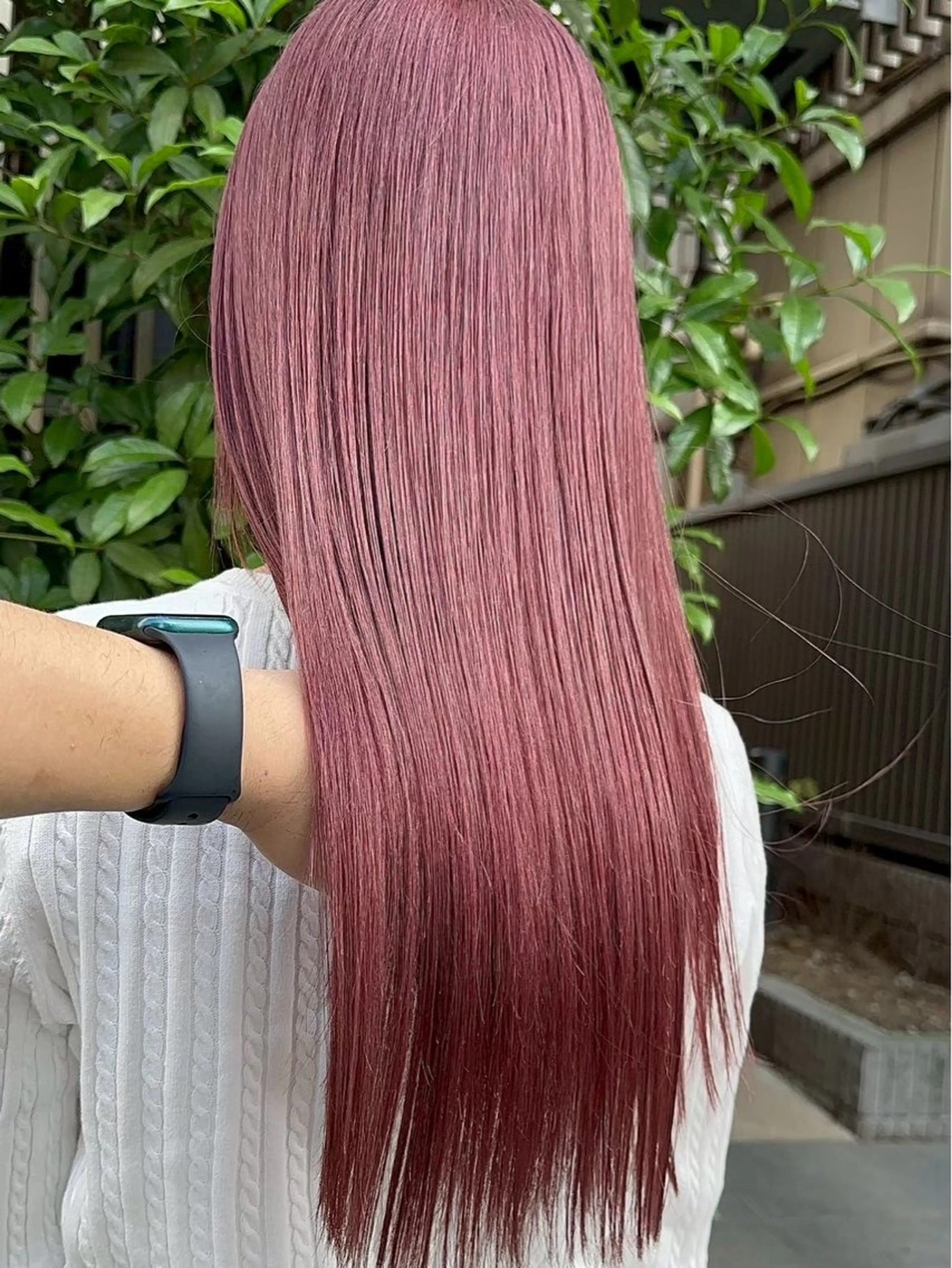 ロング 髪質改善 縮毛矯正 トリートメント 酸熱トリートメント トリートメント カラーモデル募集 ✨🤍モモハ🤍✨のヘアスタイル