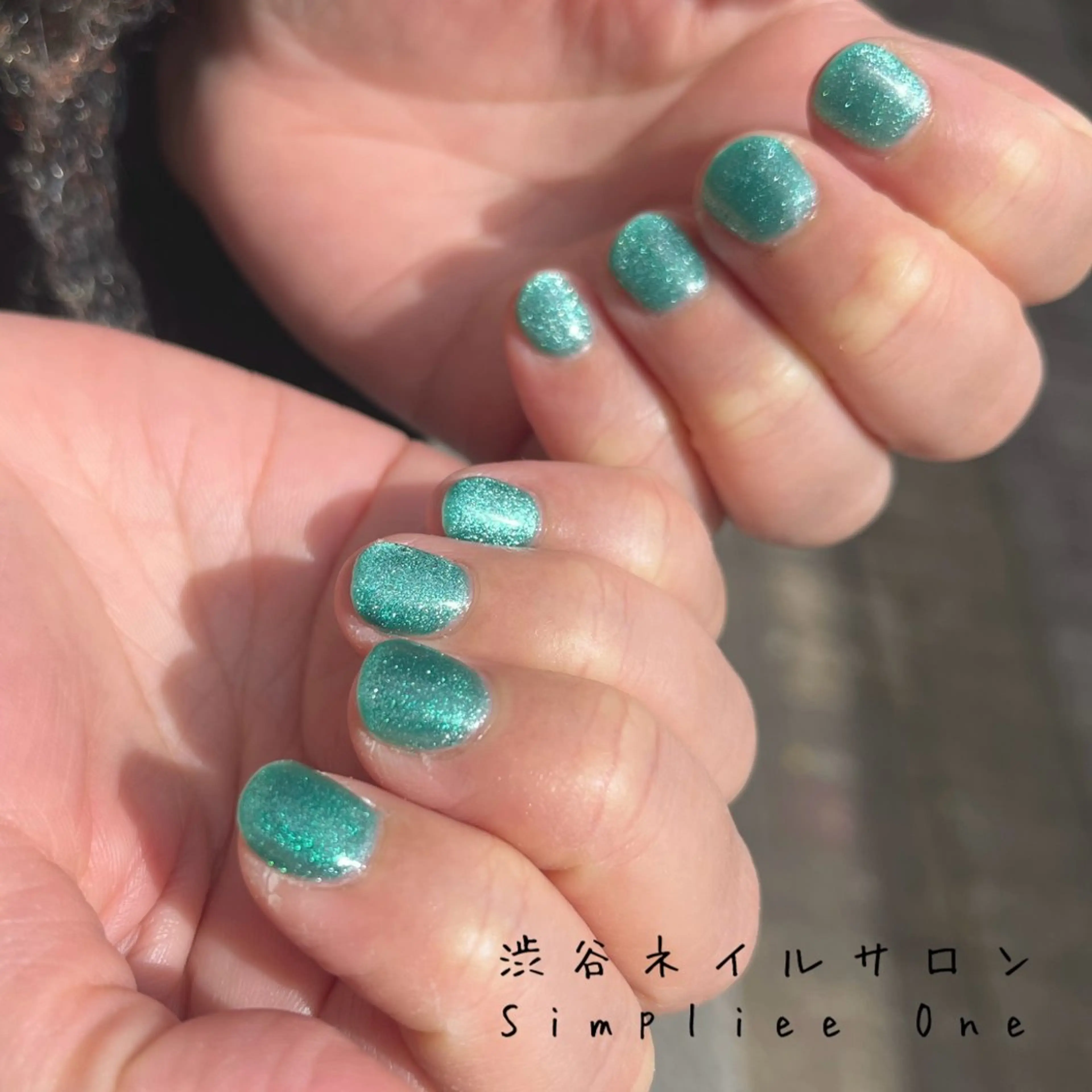 ネイル マグネットネイル オフィスネイル シンプルネイル ハンドネイル 🦋シンプルネイル 🦋🫧MAI🫧のネイルデザイン
