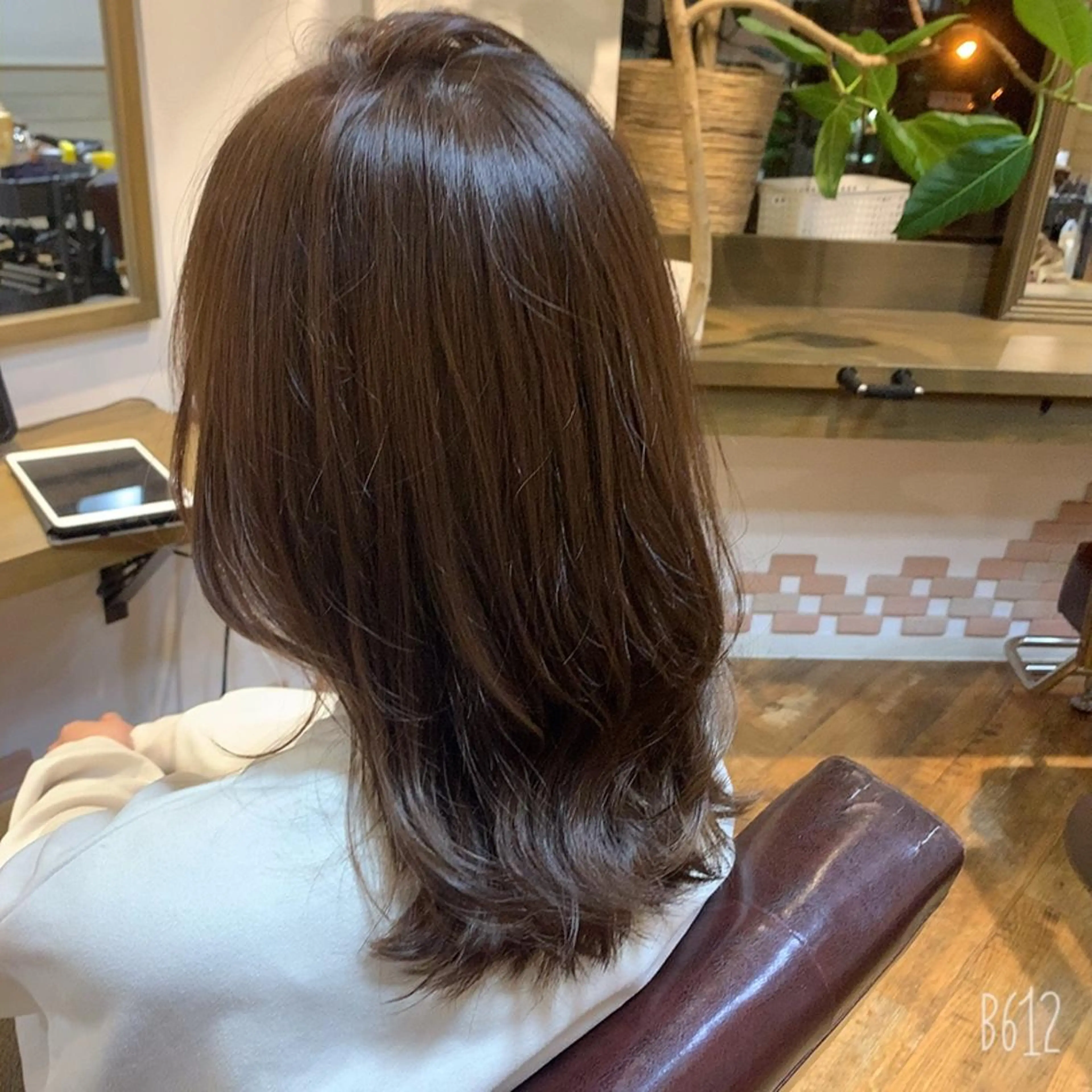 セミロング カラー ✨️美髪矯正×似合わ せ艶カラー✨藤田透のヘアスタイル