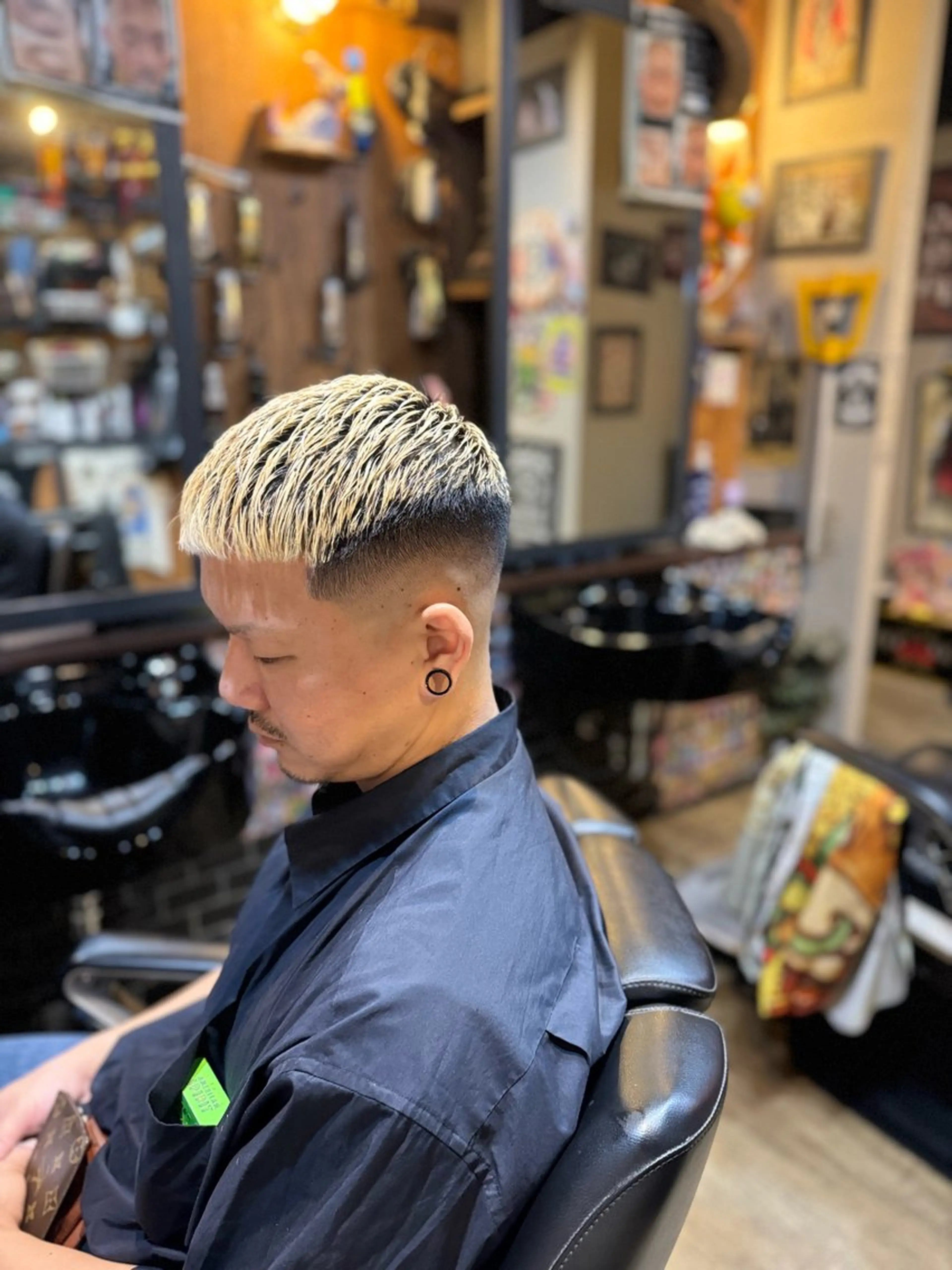 ショート Barber Studio RAFTEL所属・KE KEのヘアスタイル