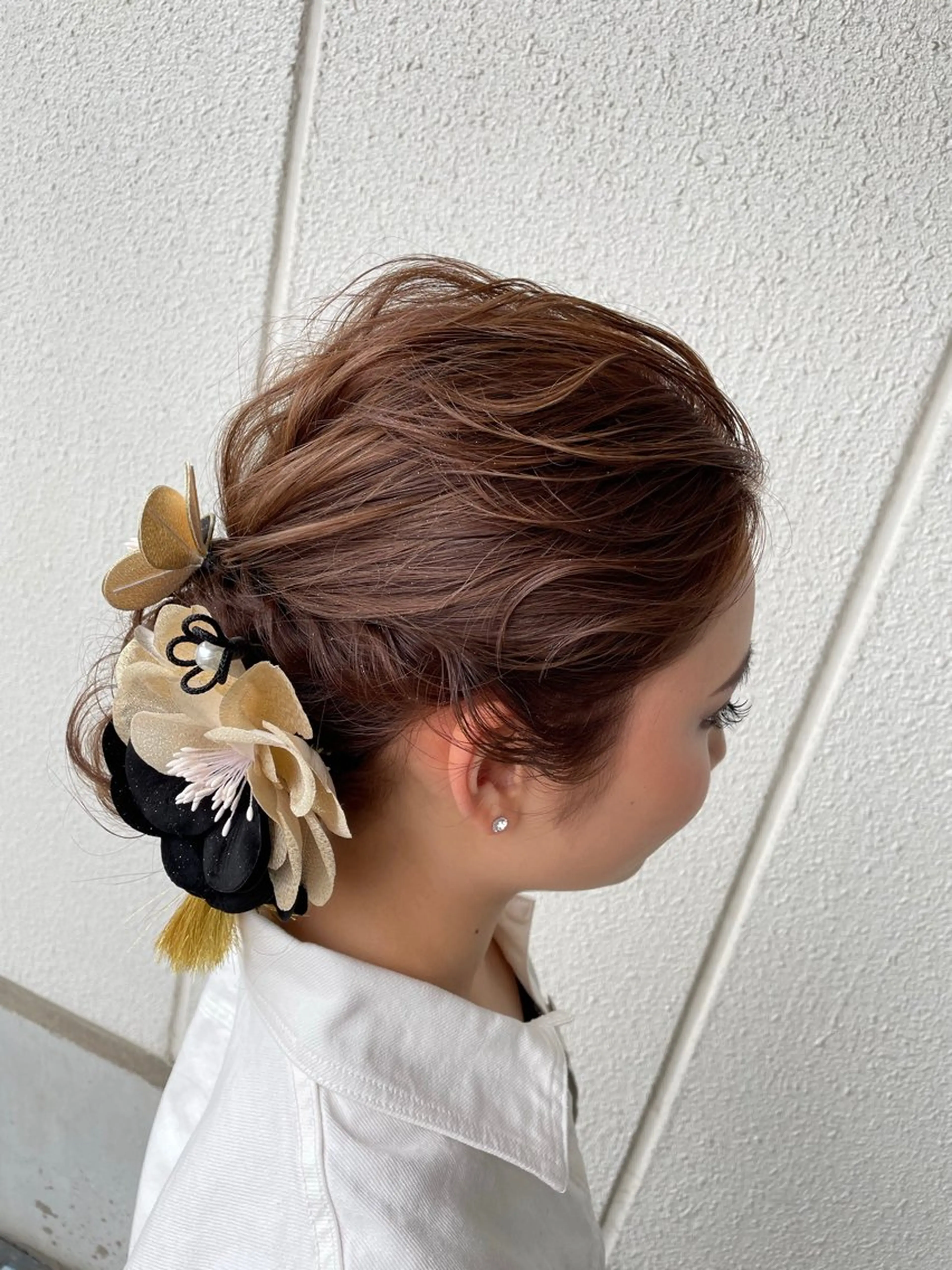 ヘアアレンジ ヘアセット 透明感/ハイライト 🌺MOMOKAのヘアスタイル