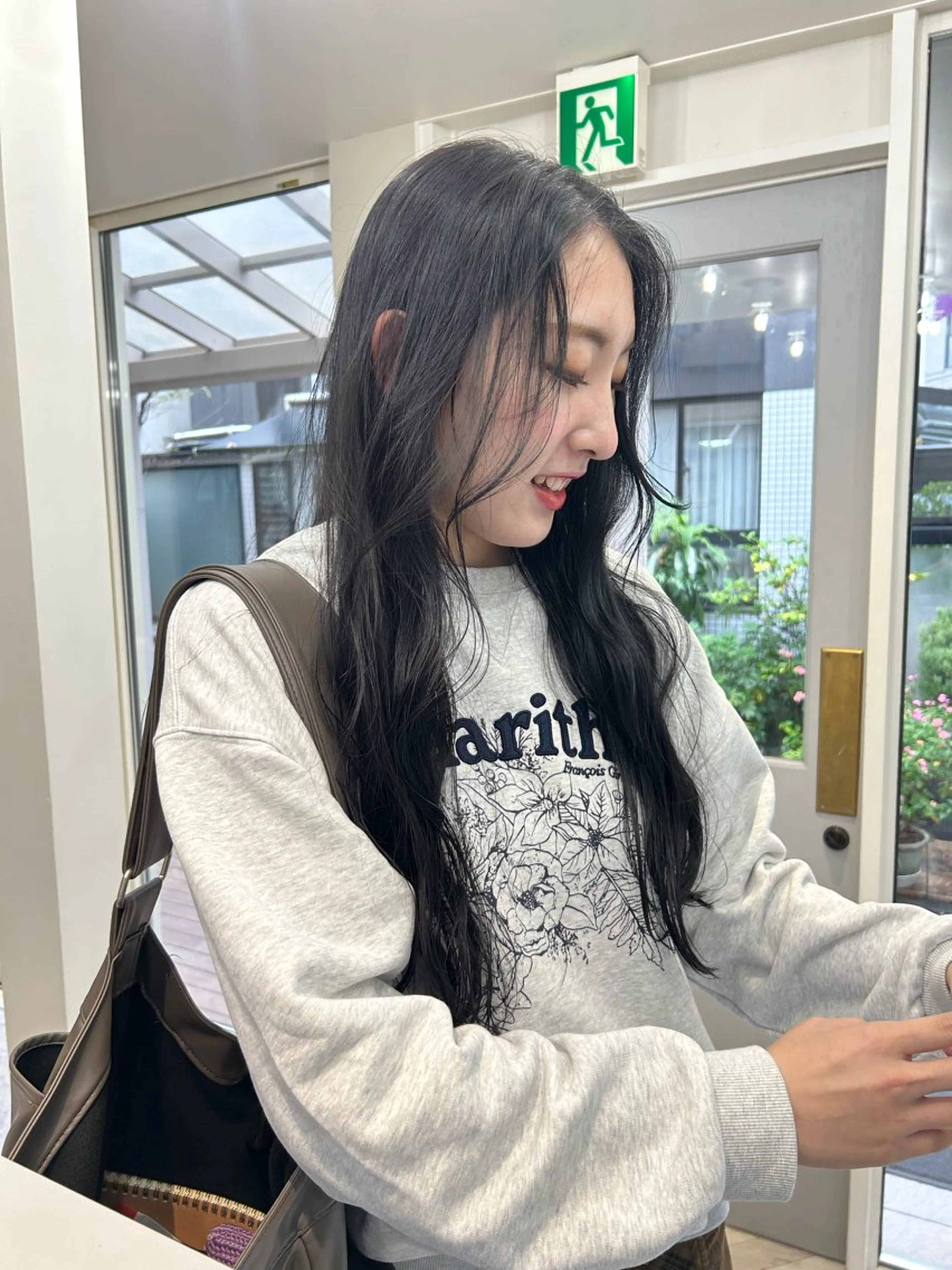 ロング カラー ヘアカラー トリートメント じゅわっと暖色カラー 🍊Moemiのヘアスタイル