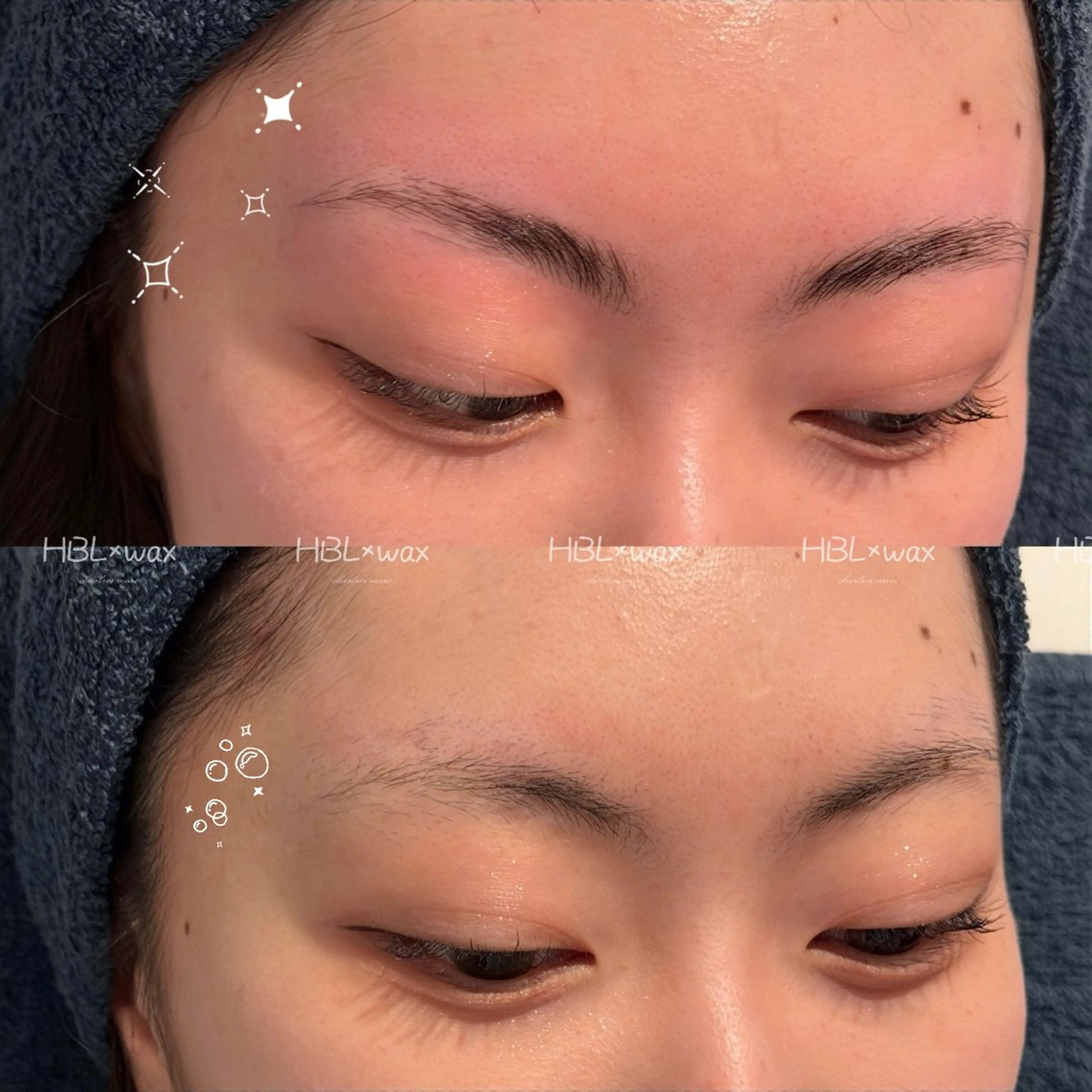 アイブロウ ワックス脱毛 逢澤 奈那の眉毛・アイブロウイメージ