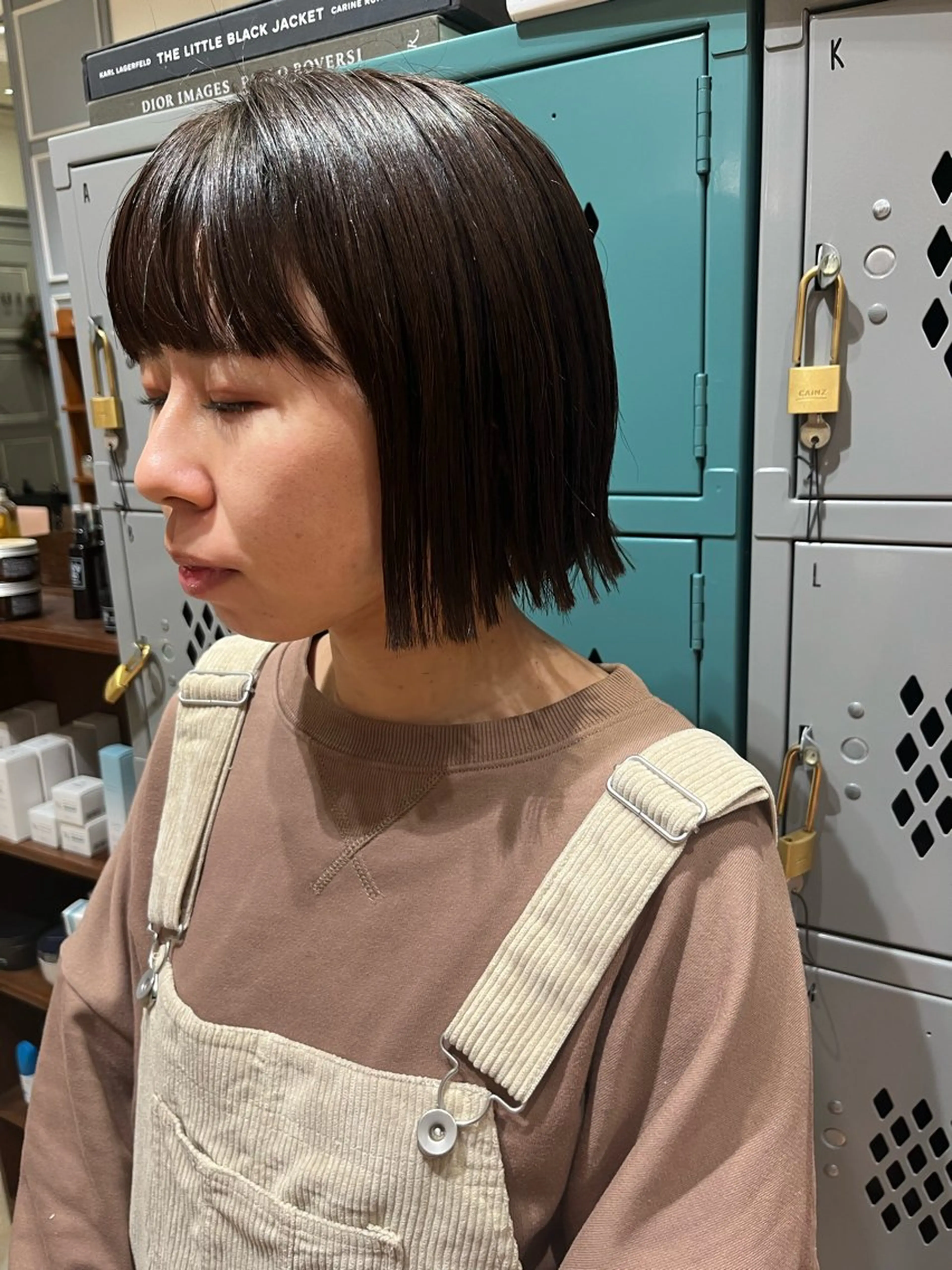 ショート ボブ 外ハネヘア ｼｮｰﾄｶｯﾄ 梅田 山下　すみれのヘアスタイル
