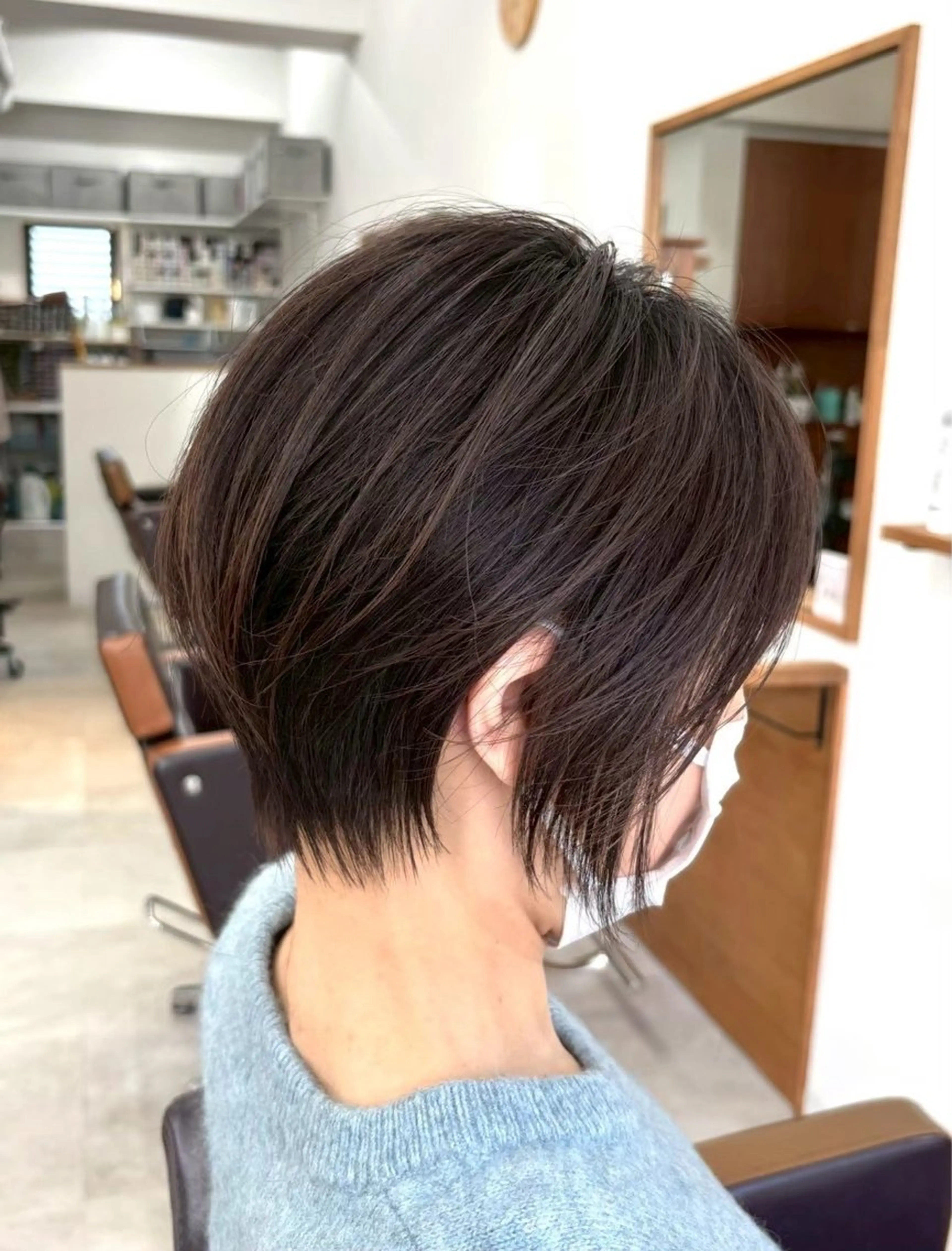 ショート ボブ カット 望月彩斗 /元住吉のヘアスタイル