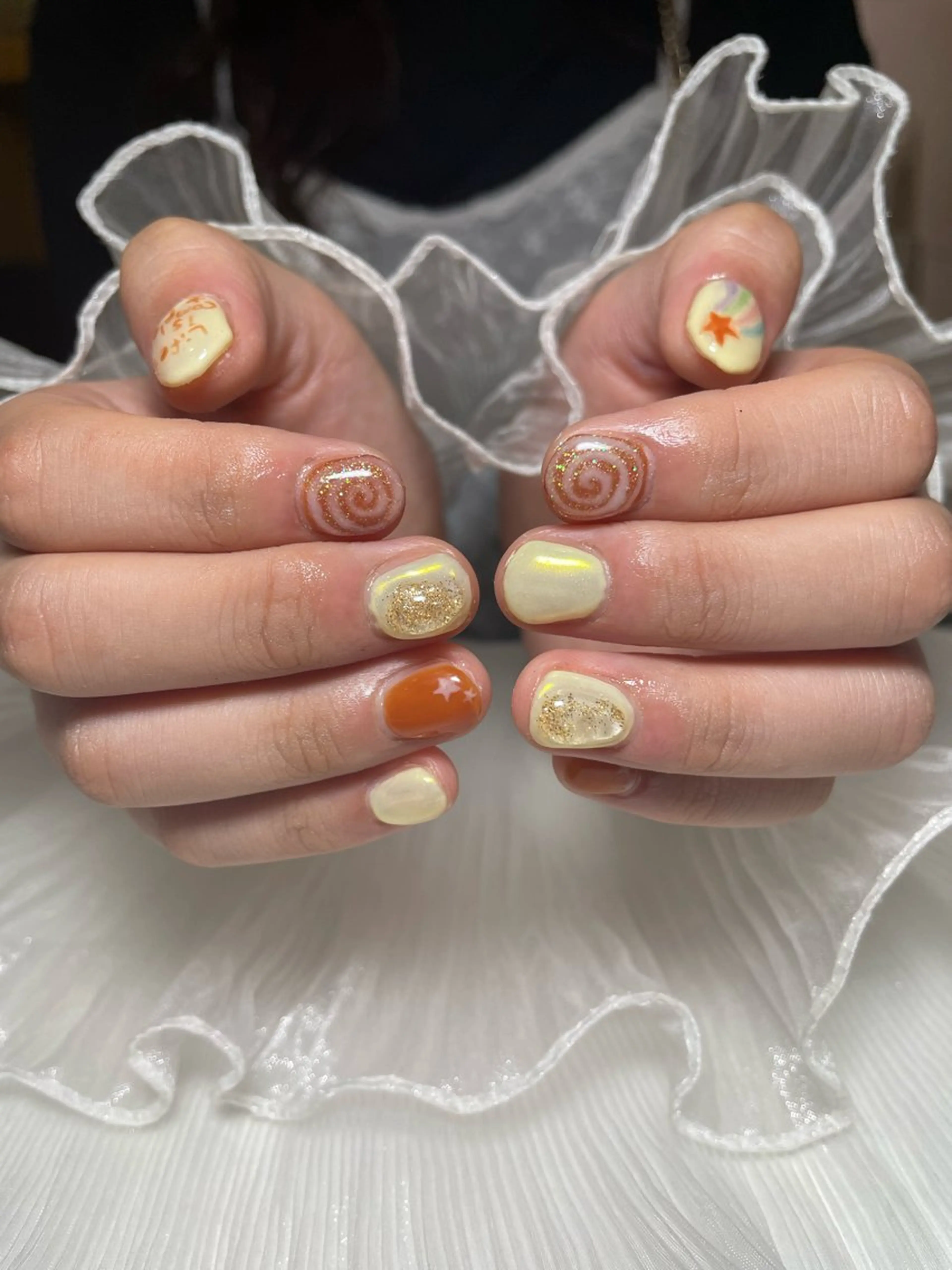 ネイル ‪るか/‪透明感 カラー/アレンジのヘアスタイル