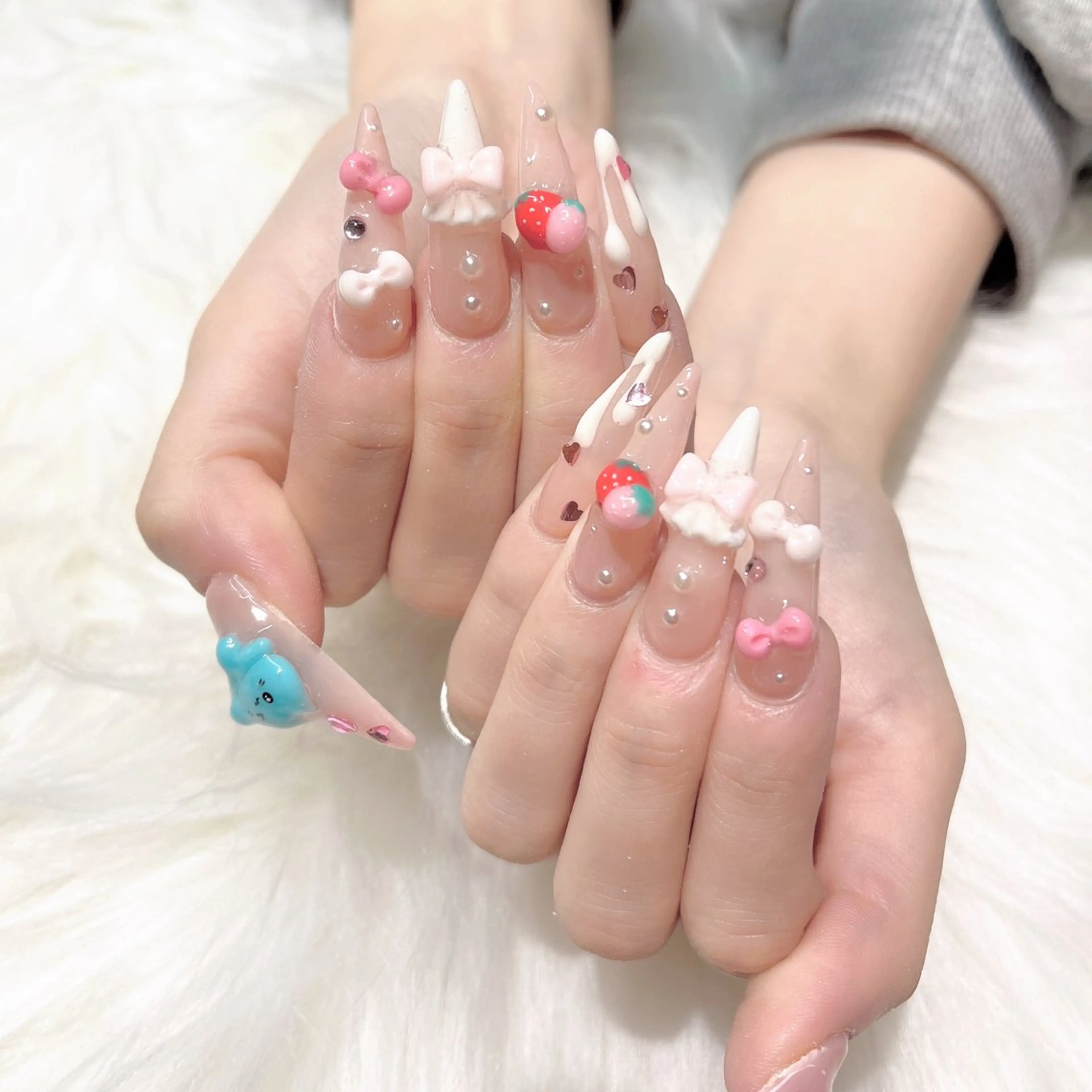 ネイル スカルプネイル KISHIMOTO NOZOMIのネイルデザイン