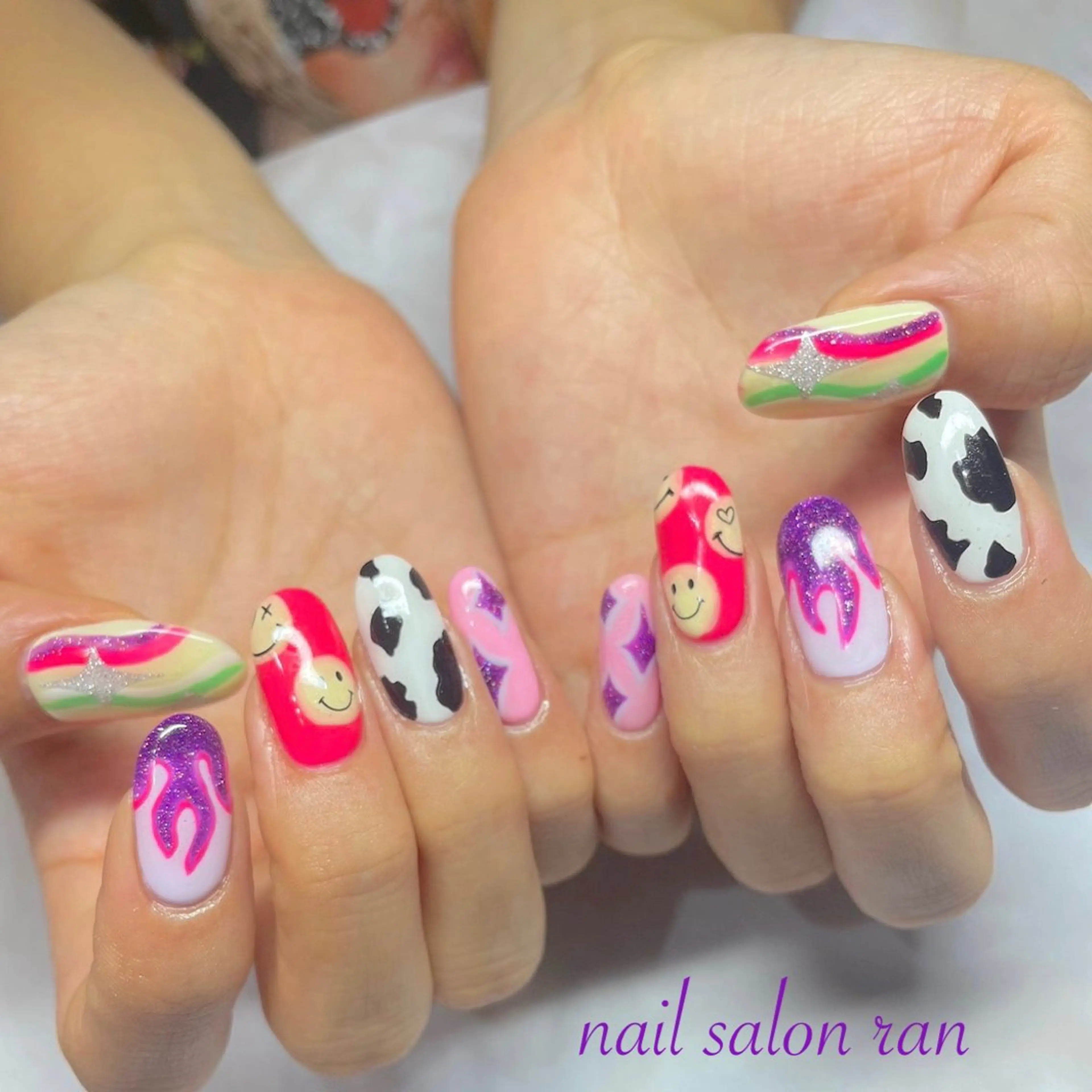 ネイル ハンドネイル ハンドケア nailsalon ranのネイルデザイン