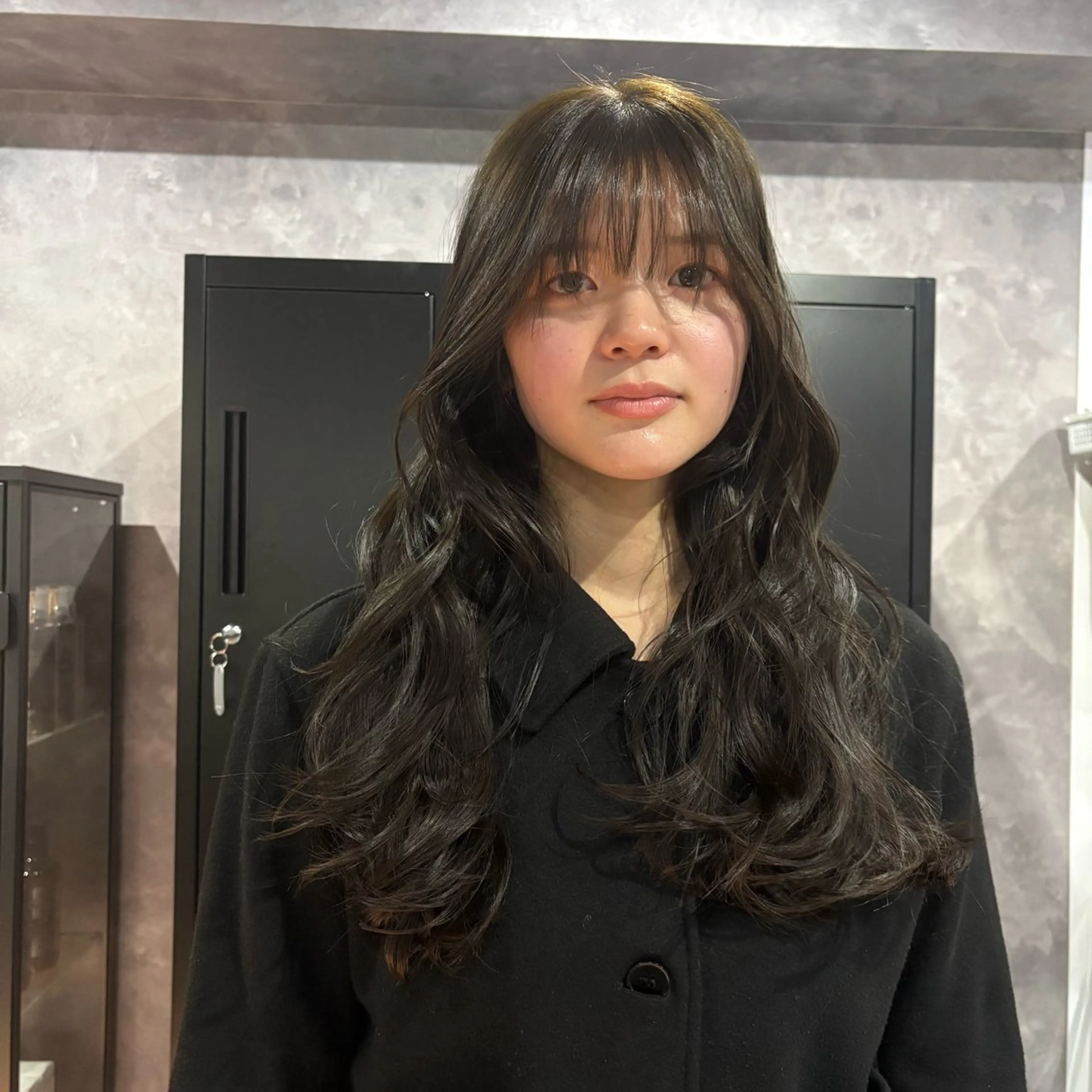 ロング カラー カット ヘアカラー トリートメント nameless miichiのヘアスタイル