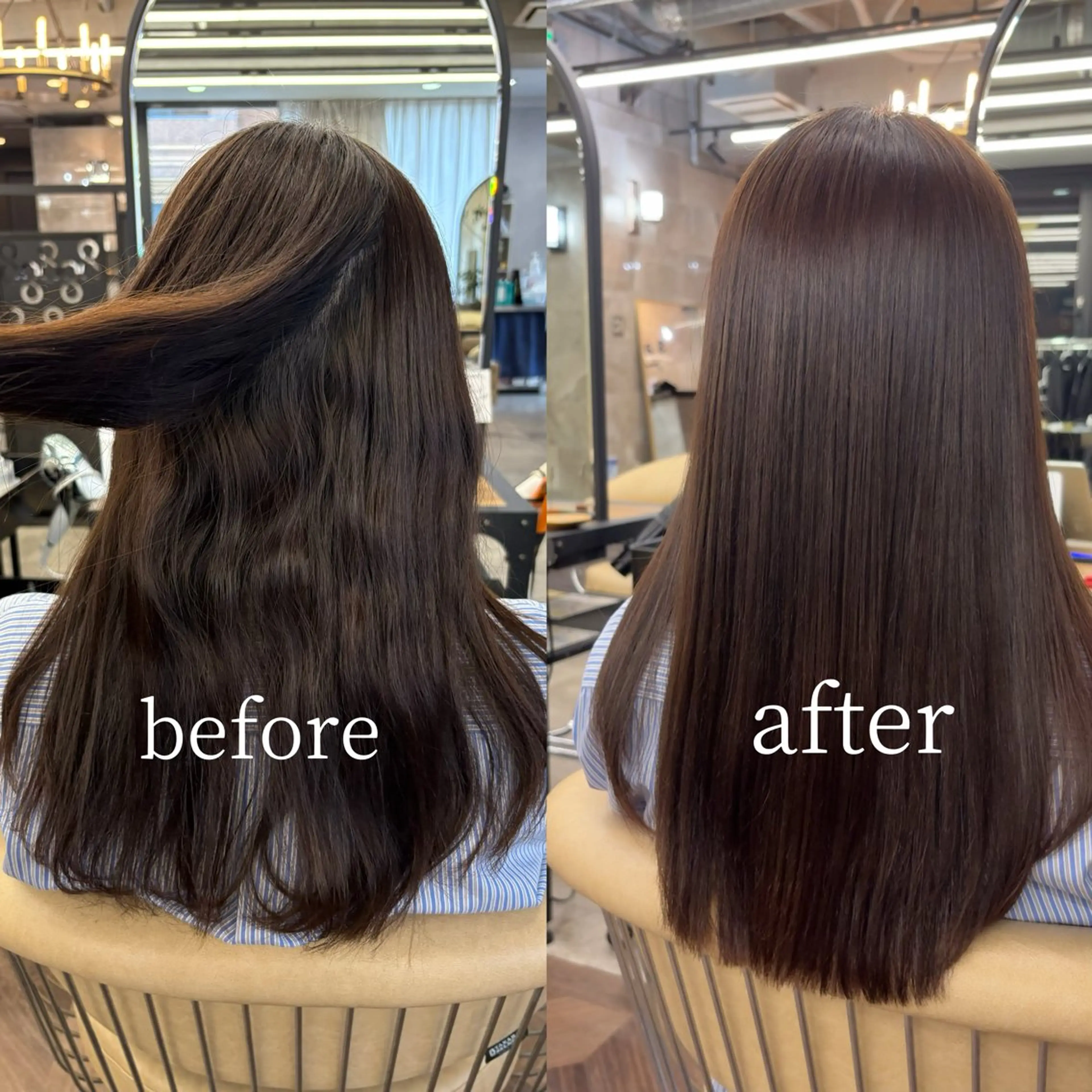 ミディアム 縮毛矯正 縮毛矯正 トリートメント 似合わせレイヤー🌟 巻ける縮毛矯正みつきのヘアスタイル