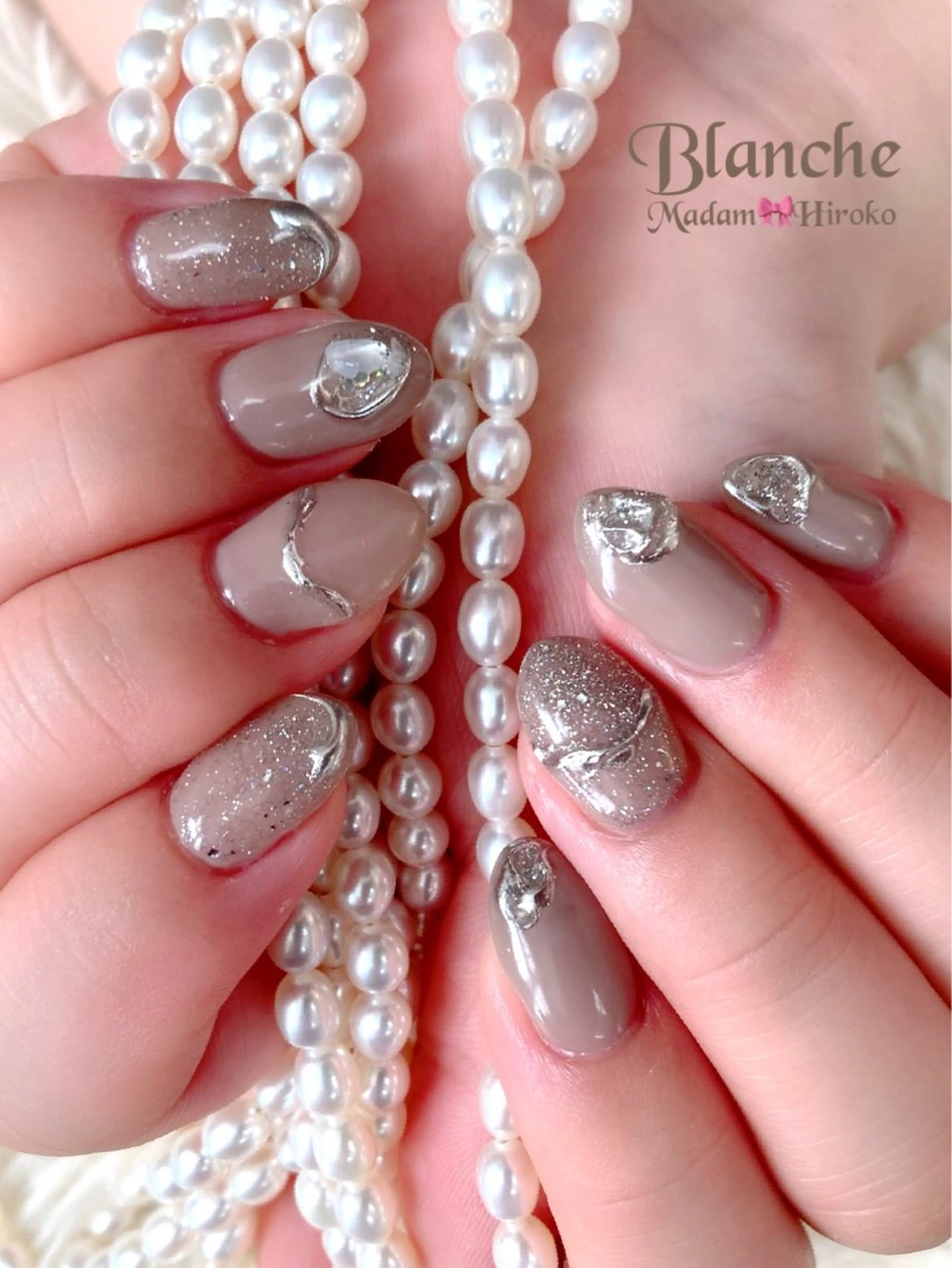 ネイル ミラーネイル Lianネイル 寛子Lianのネイルデザイン