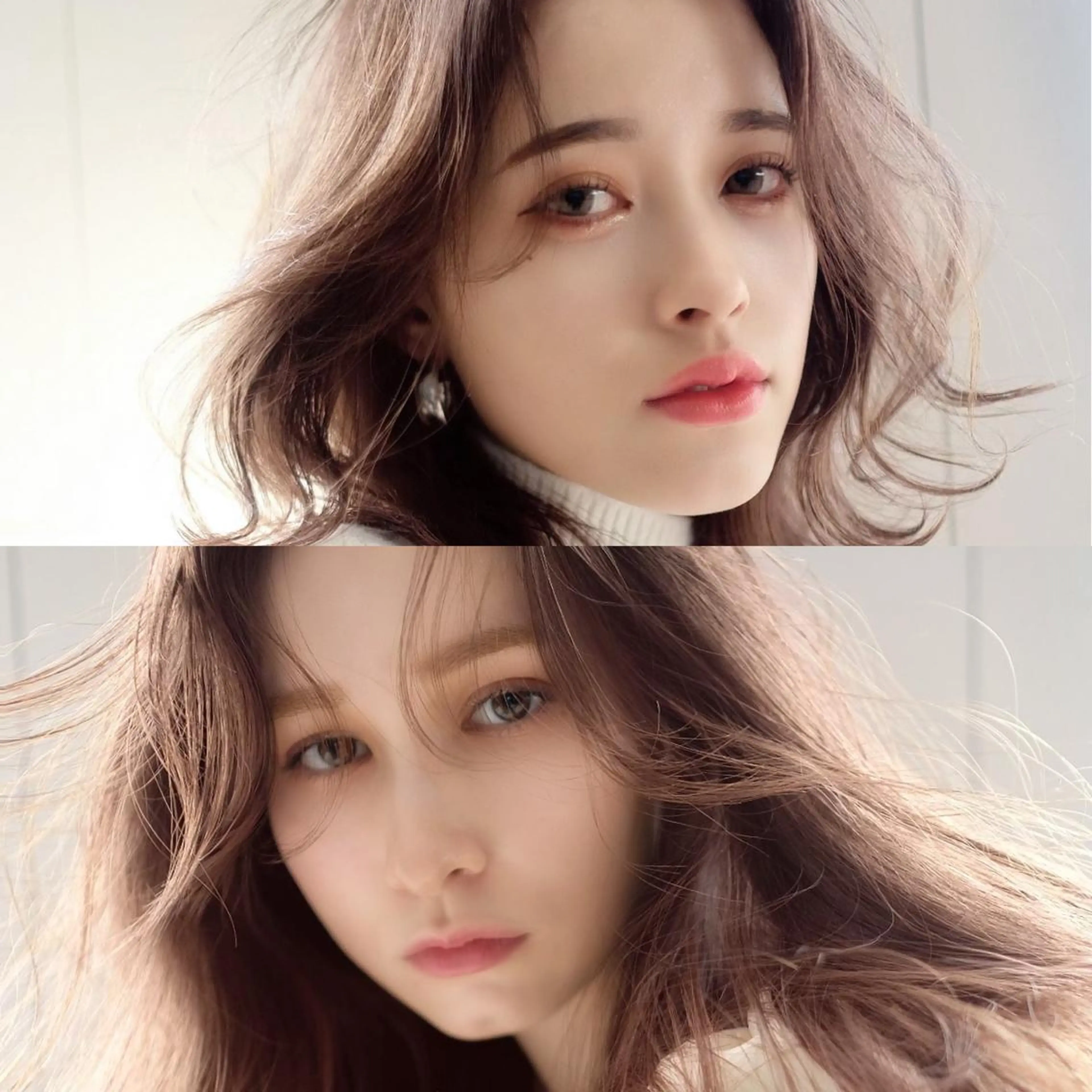 ミディアム カラー 透明感カラー 💜ハイトーン💛 マジカルかいちゃんのヘアスタイル