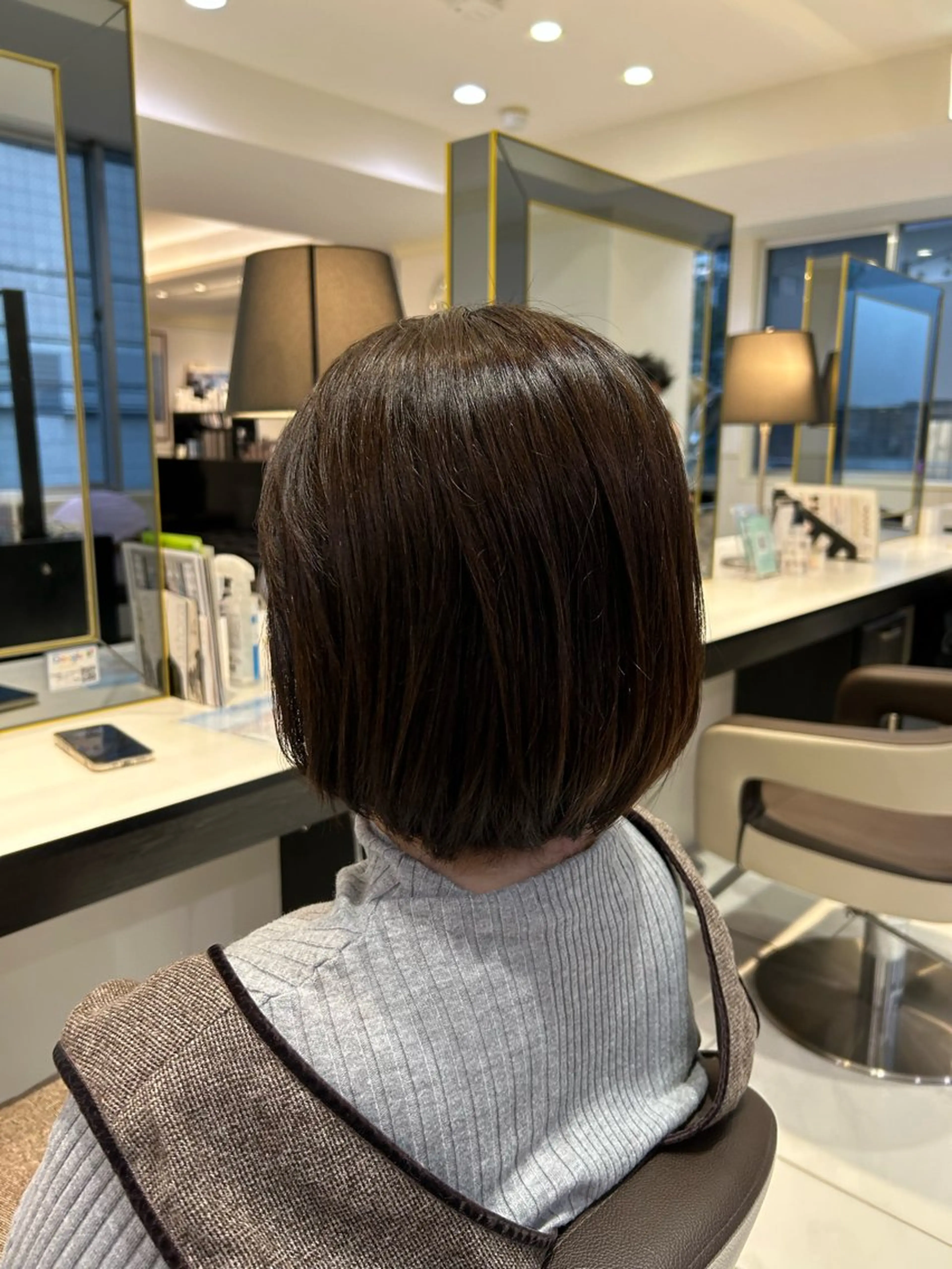 ショート カラー カット ヘアカラー 小田切 栄司のヘアスタイル