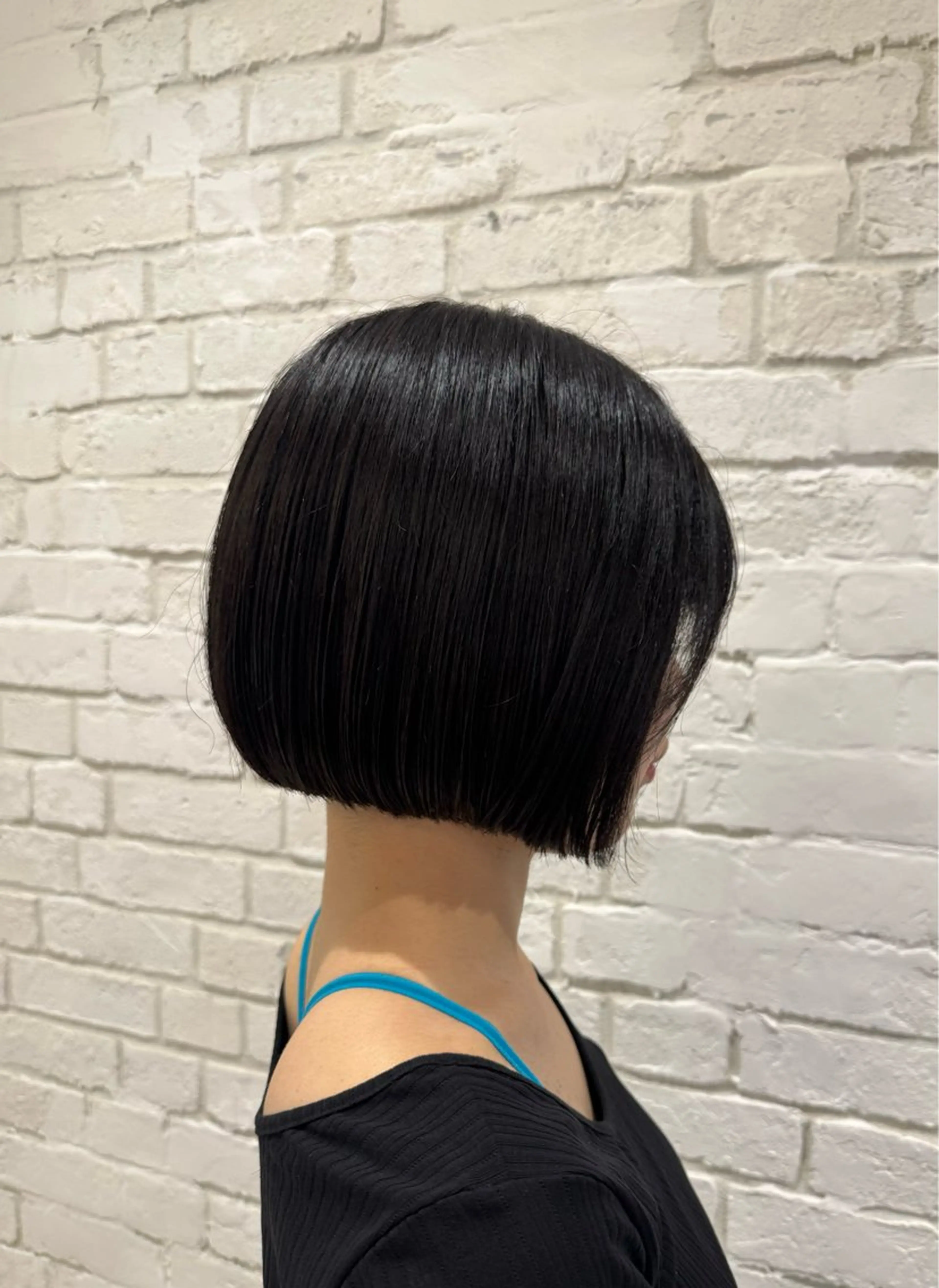 ショート 前下がりボブ ボブ カット ヘアカラー 堀江美容室 千晶のヘアスタイル