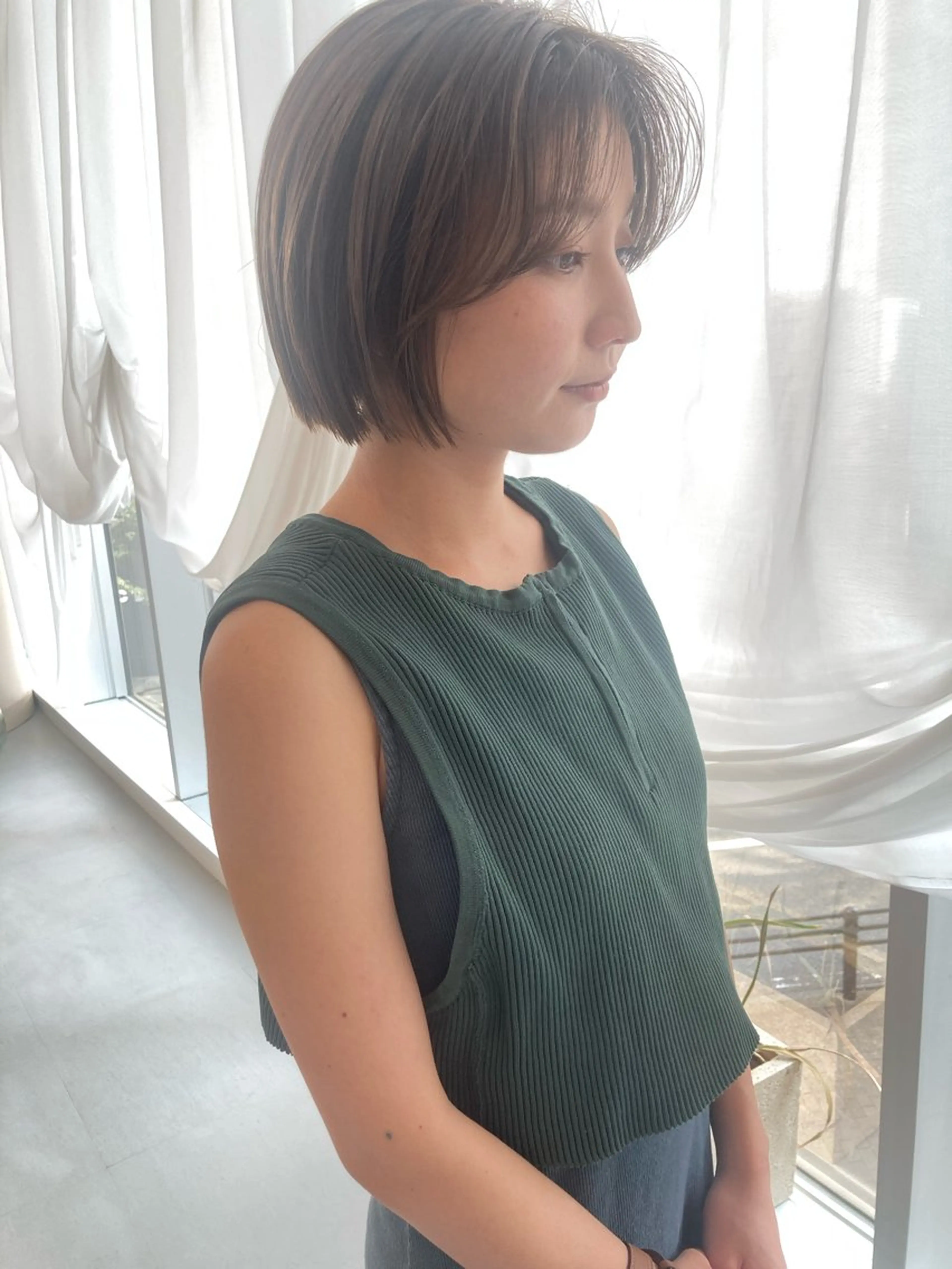 ミディアム 平尾駅直結/徒歩0分 イノセントヘアのヘアスタイル