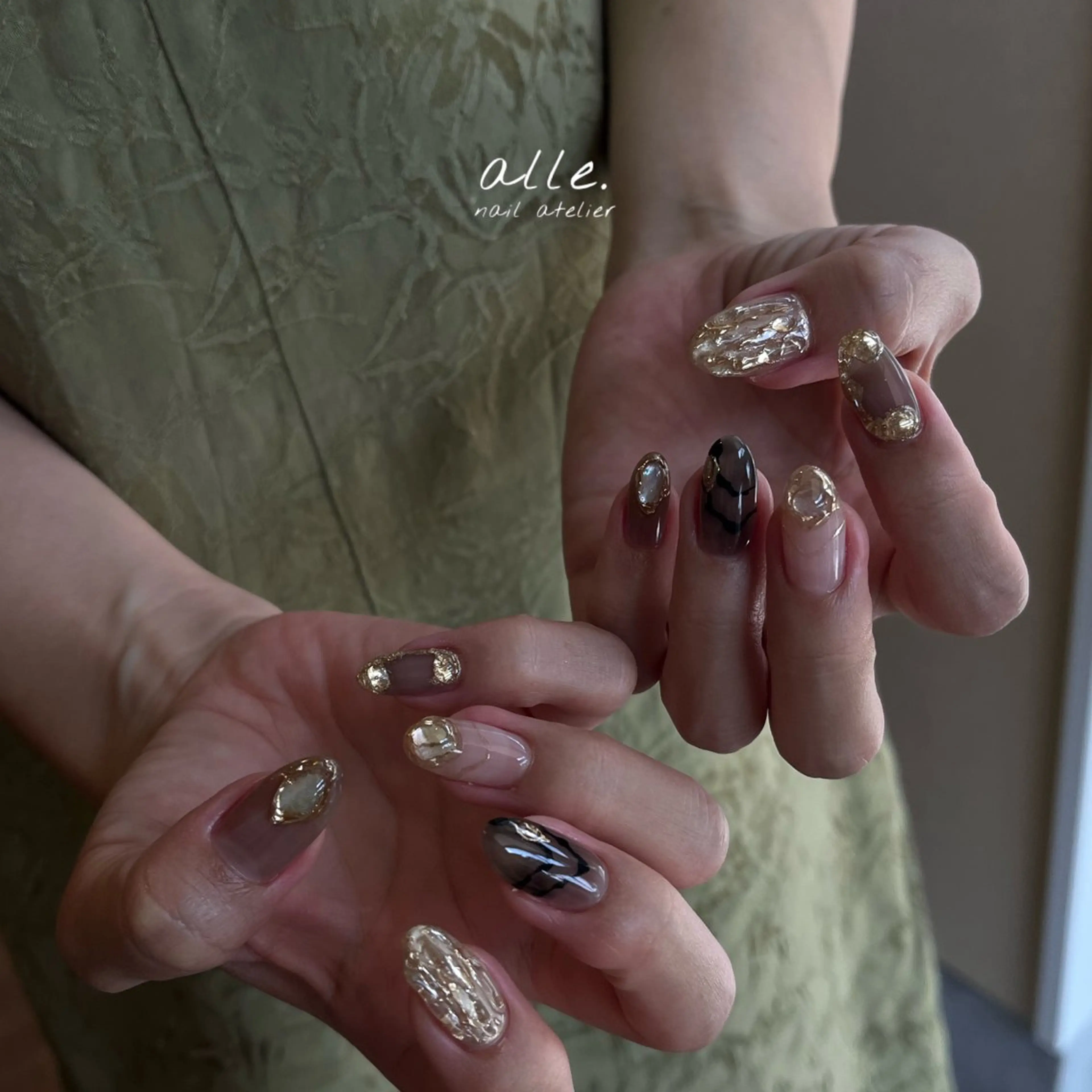 ネイル ハンドネイル atelier alle.のネイルデザイン