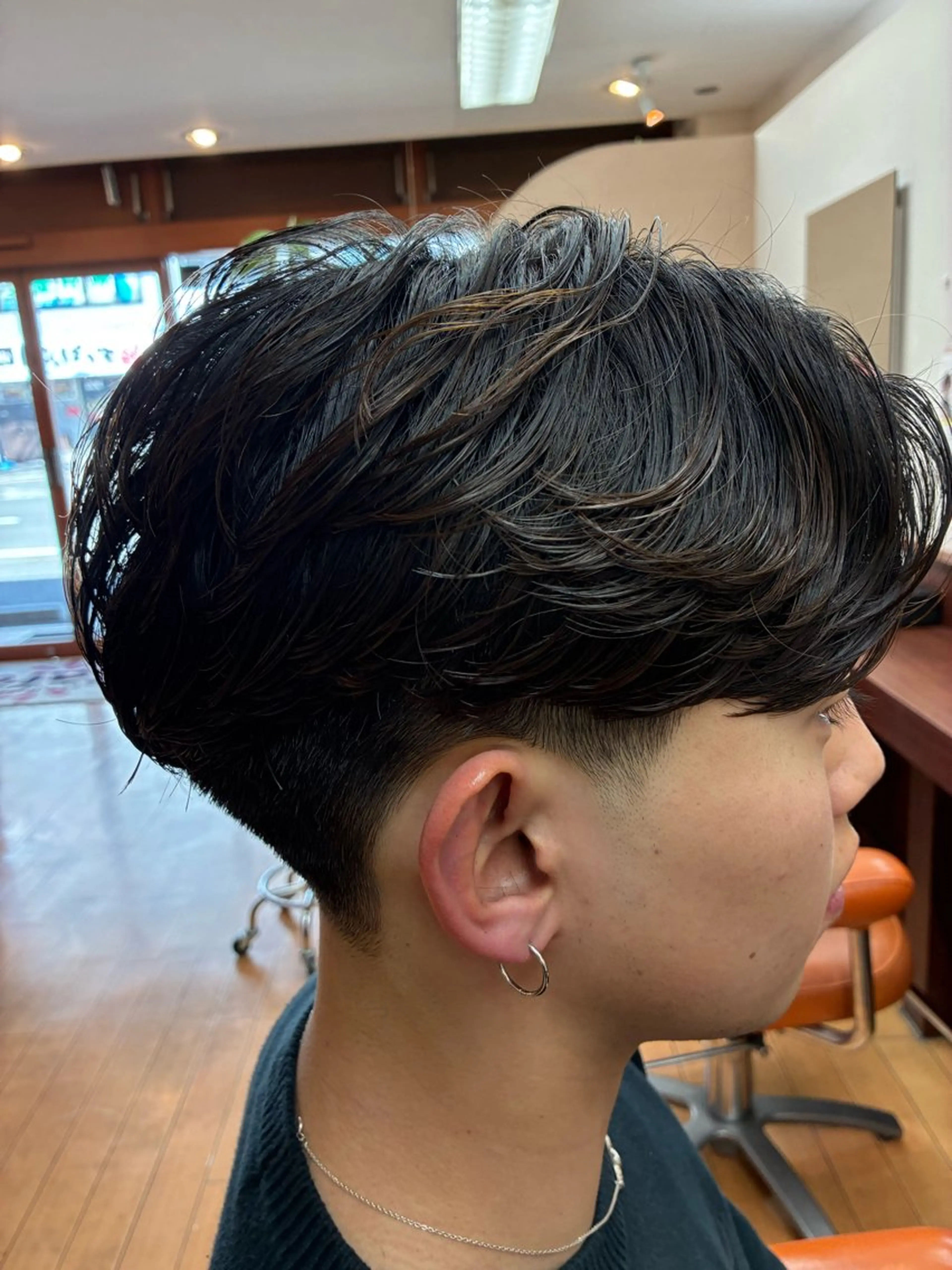 ショート パーマ ルキ🌈ブリーチカラ ー&メンズパーマ🦄のヘアスタイル