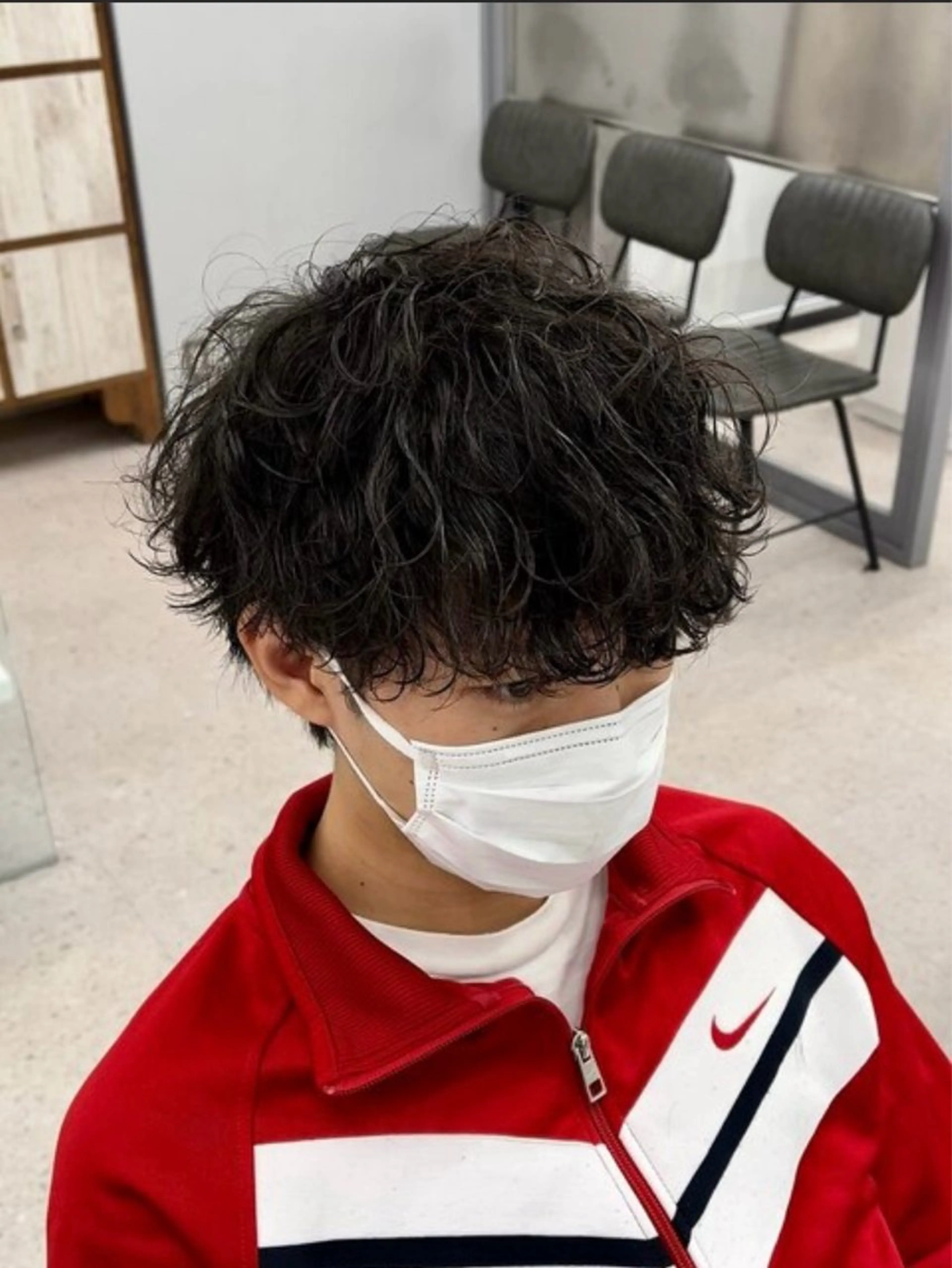 メンズ メンズパーマ カット パーマ JUNA💜 /韓国 ヘア/艶髪/髪質改善のヘアスタイル