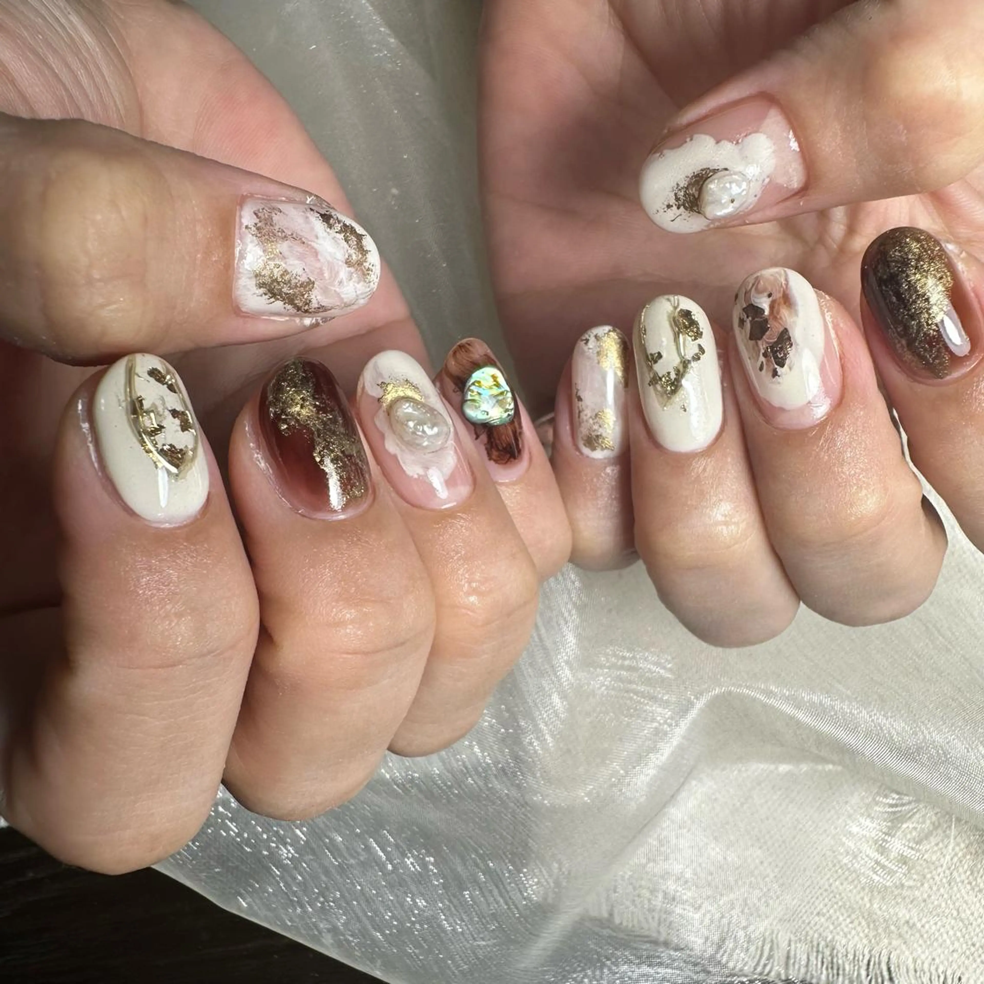 ネイル ハンドネイル 里見 麗のネイルデザイン