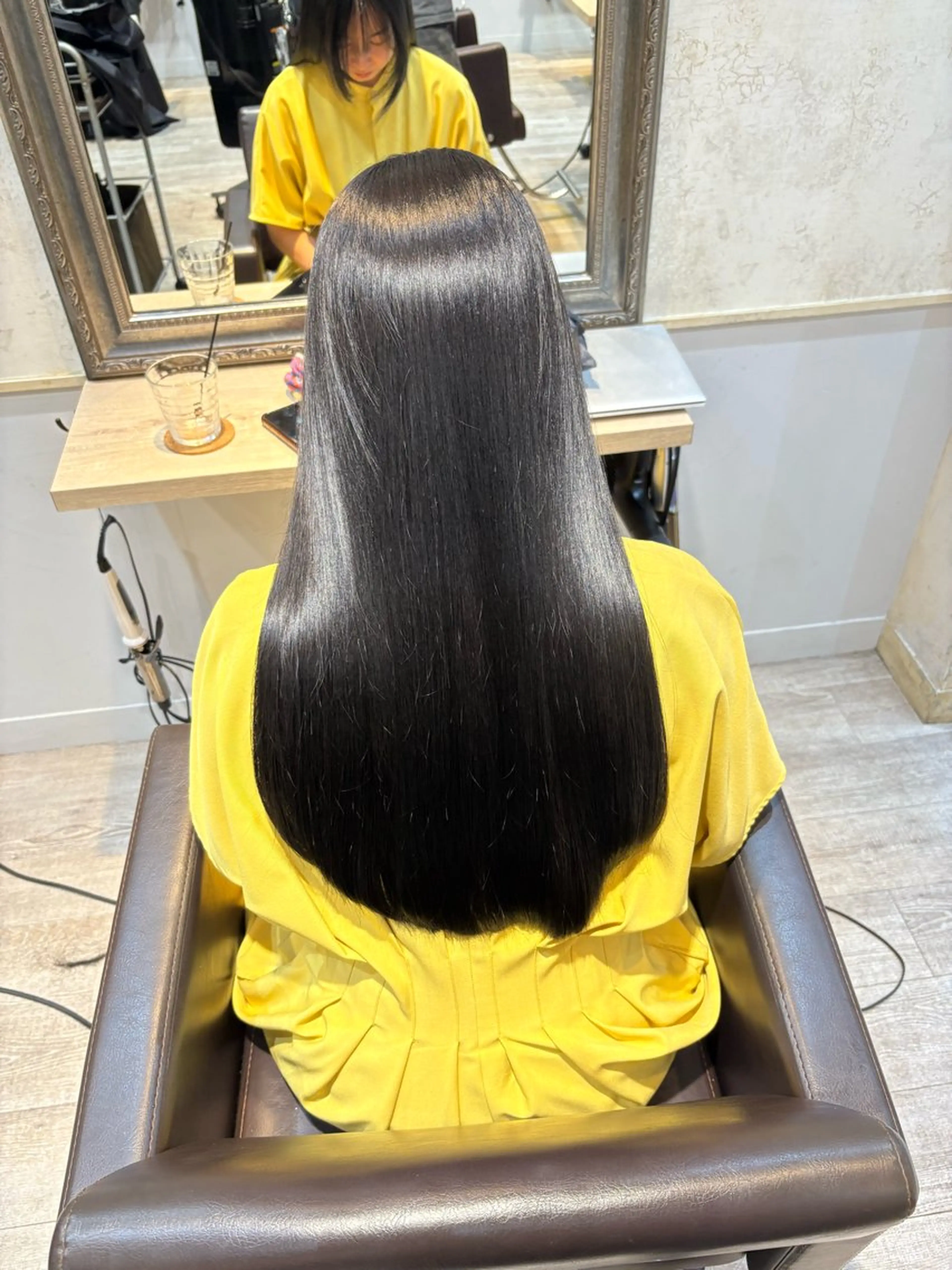 セミロング カラー✨縮毛矯正✨ ハギワラケンタのヘアスタイル