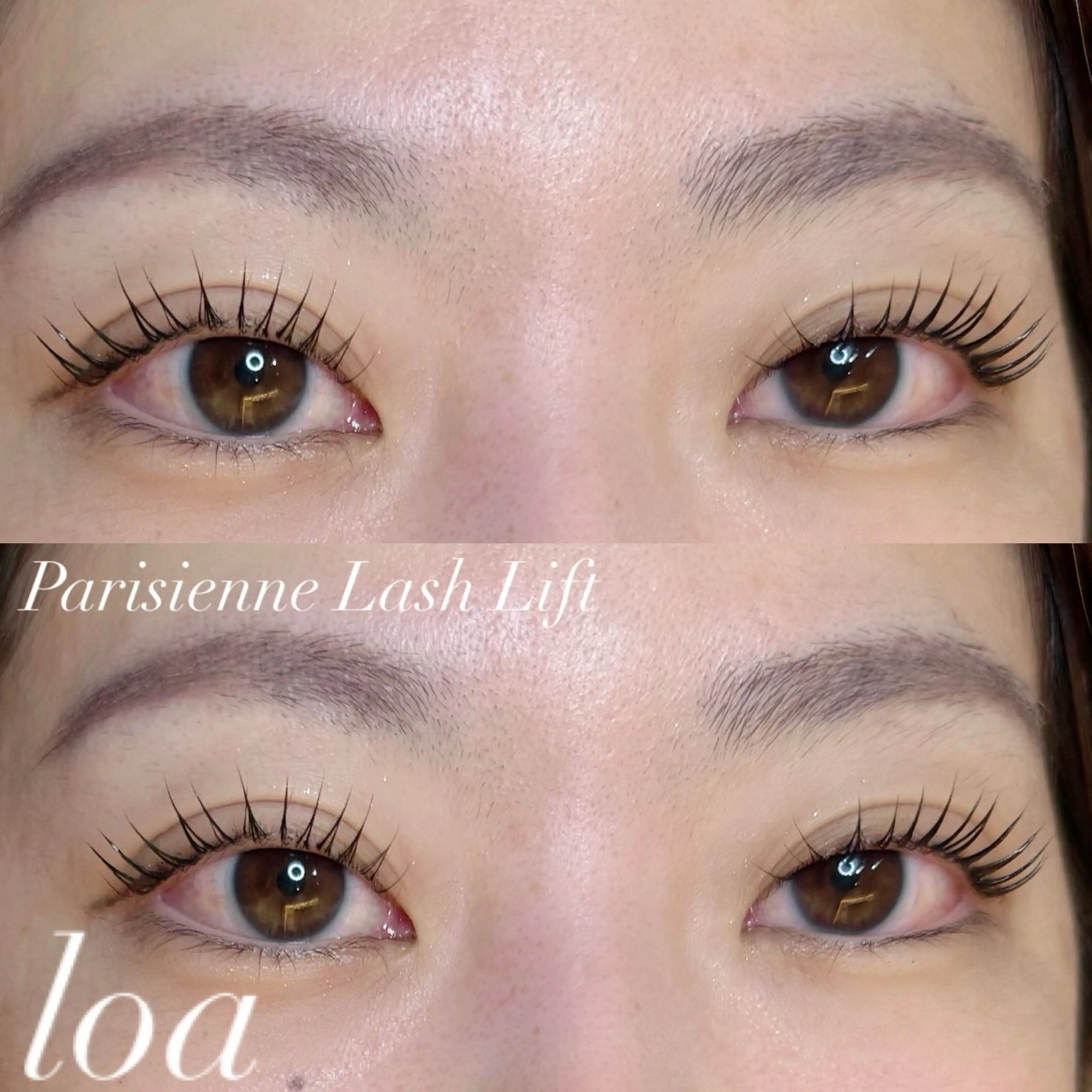 マツエク・マツパ 束感まつ毛 フラットラッシュ 韓国風マツエク パリジェンヌラッシュリフト まつげパーマ loa🦋/幸町店/ 賀谷佳美のマツエク・マツパデザイン
