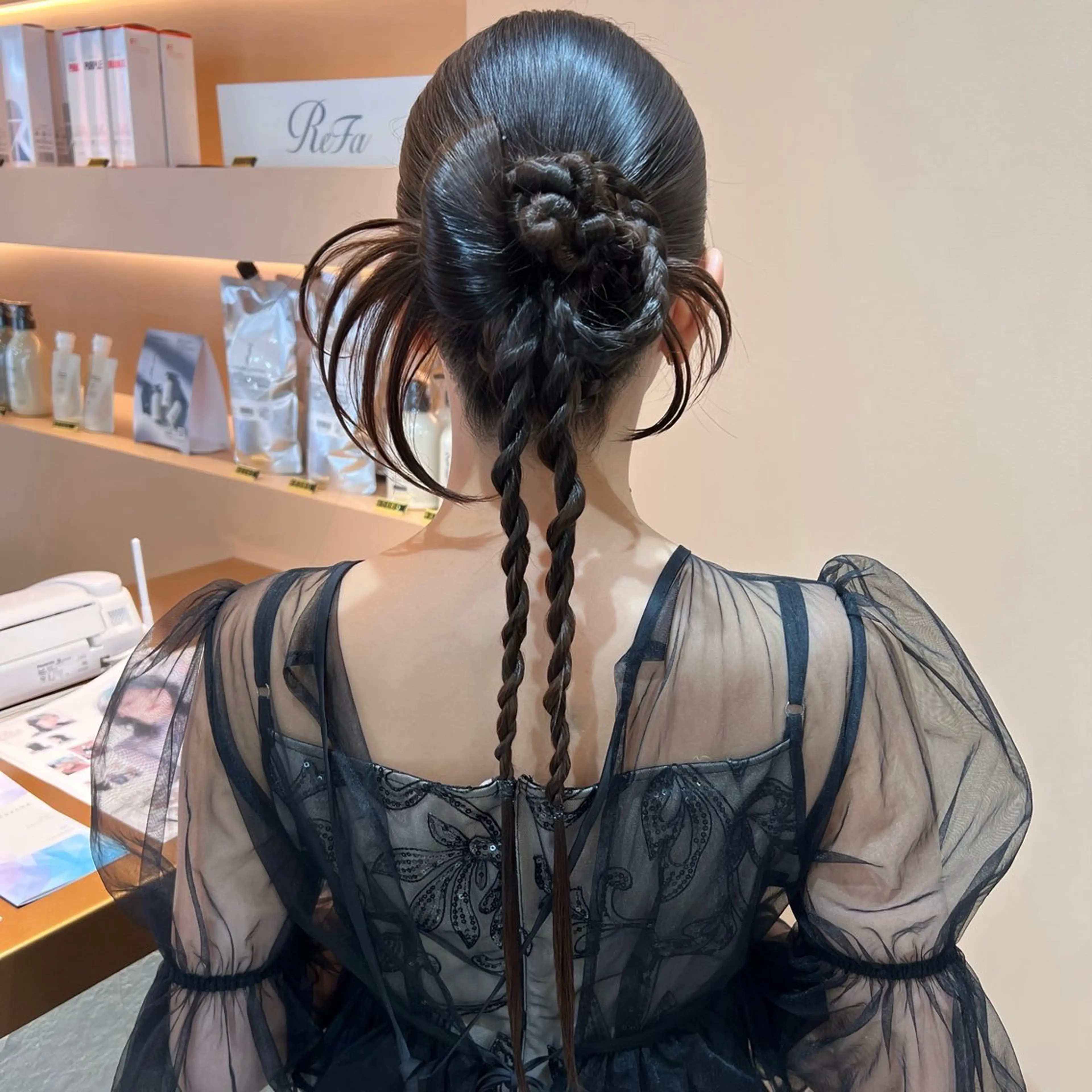 ロング ヘアアレンジ ヘアセット ✨カチモリ✨レイヤー 韓国ヘア🇰🇷ゆいのヘアスタイル