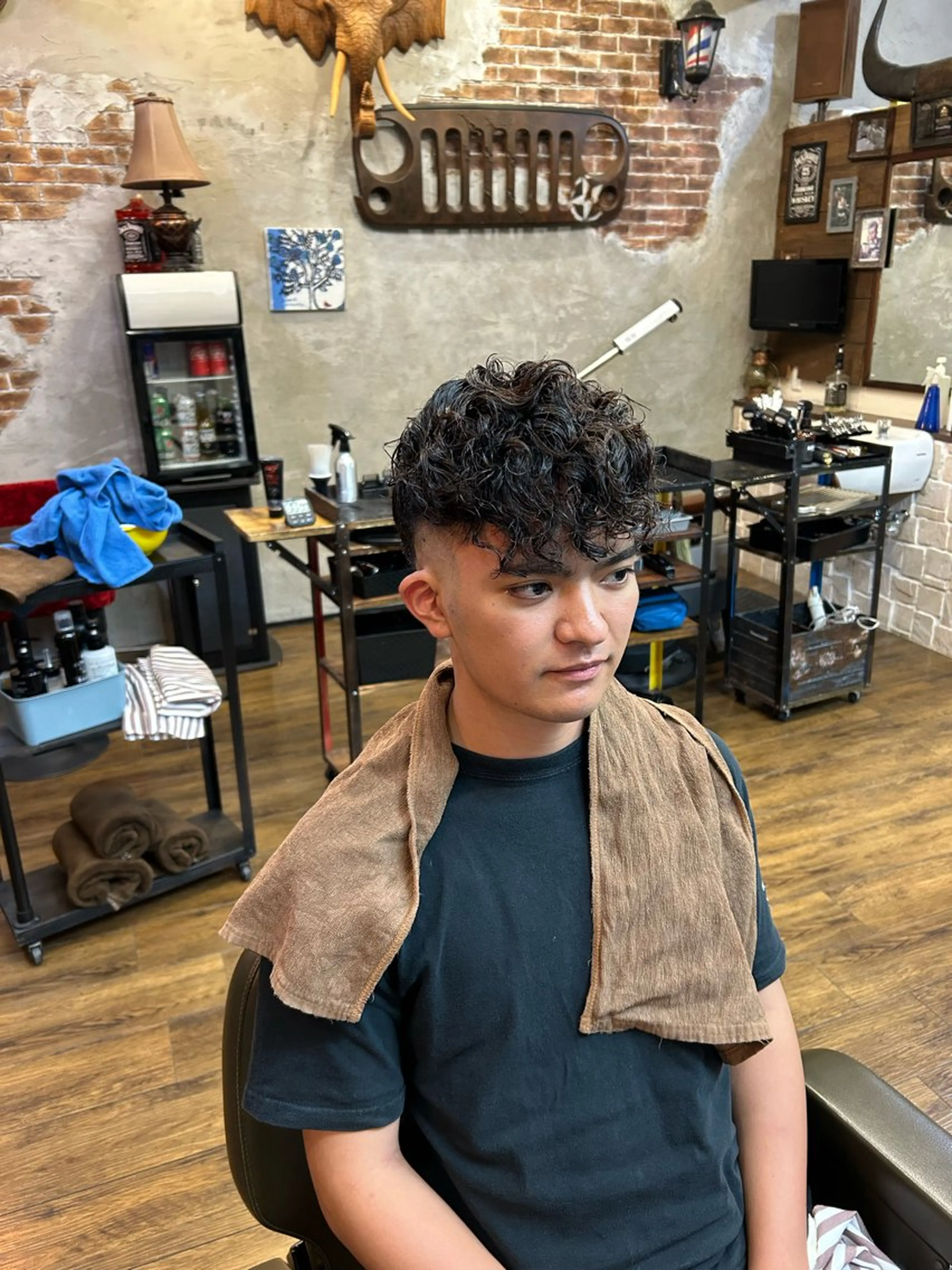 ショート パーマ メンズ ナイルプラス所属・ナイルプラス ヨウのヘアスタイル