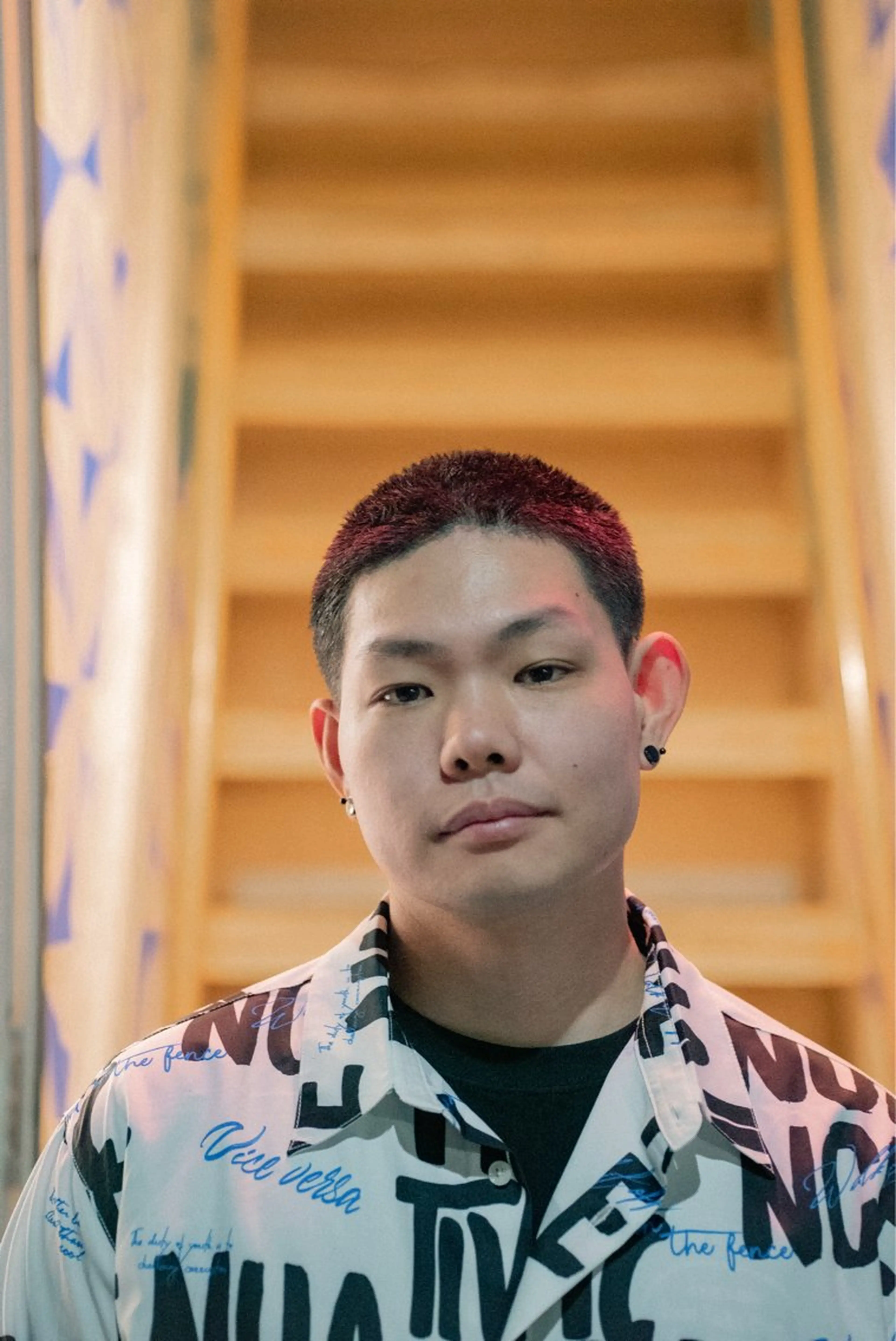 ショート カラー パーマ メンズ バズカット カット 🔗メンズサロン🔗 Kieのヘアスタイル