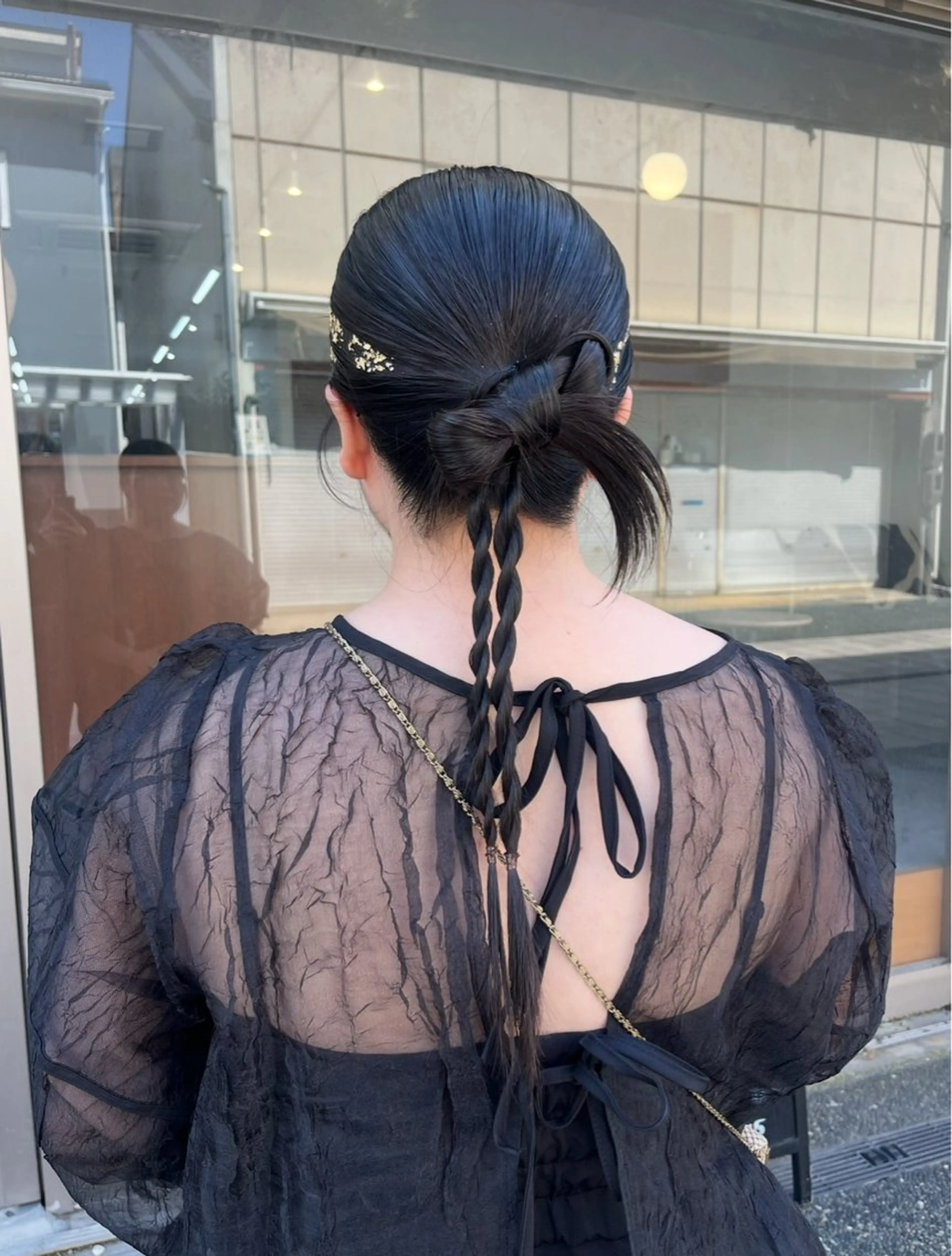 ロング ヘアアレンジ ヘアセット 🟣niw SHUNNA🟣のヘアスタイル