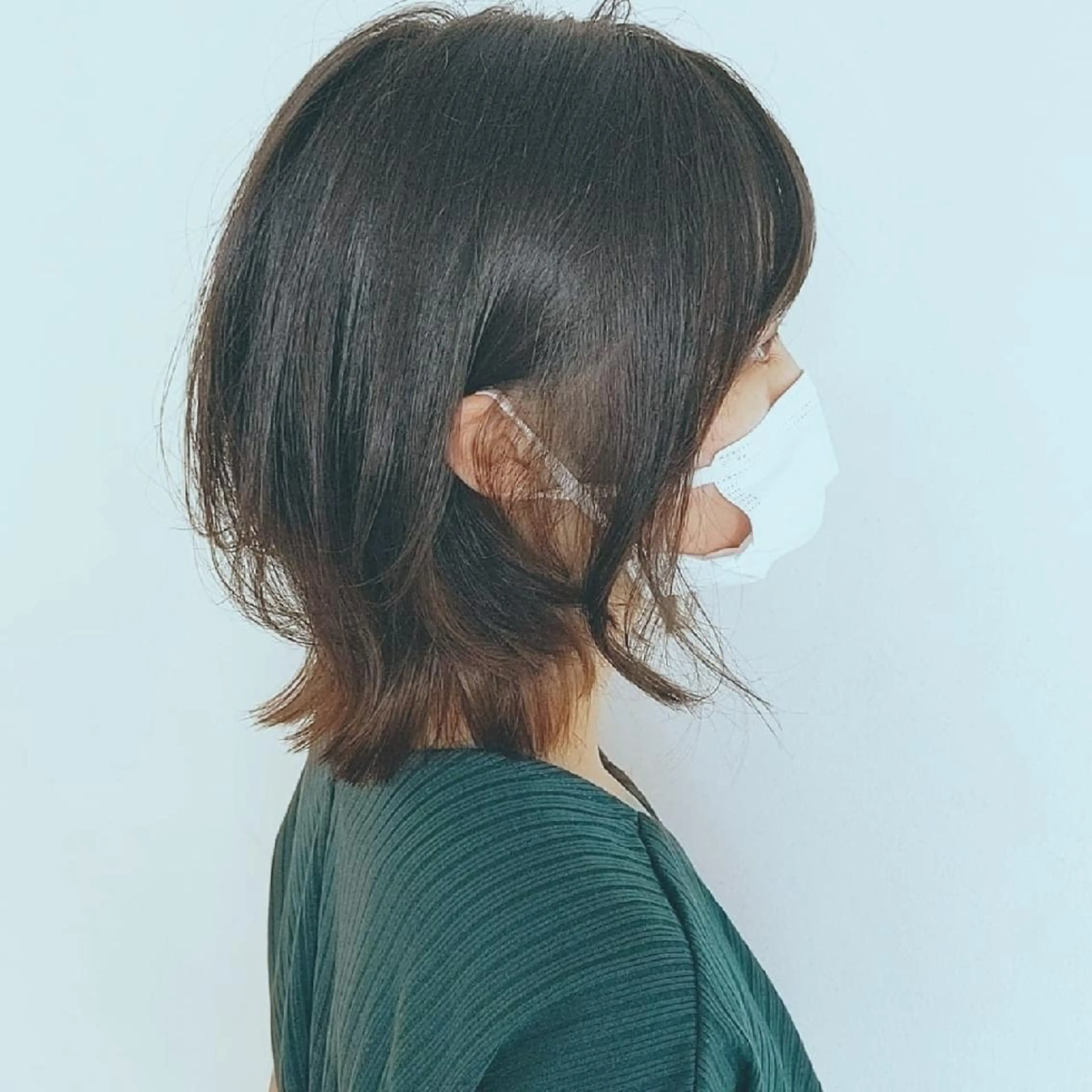 ミディアム カラー グラデーションカラー newi 天王寺　 masakoのヘアスタイル