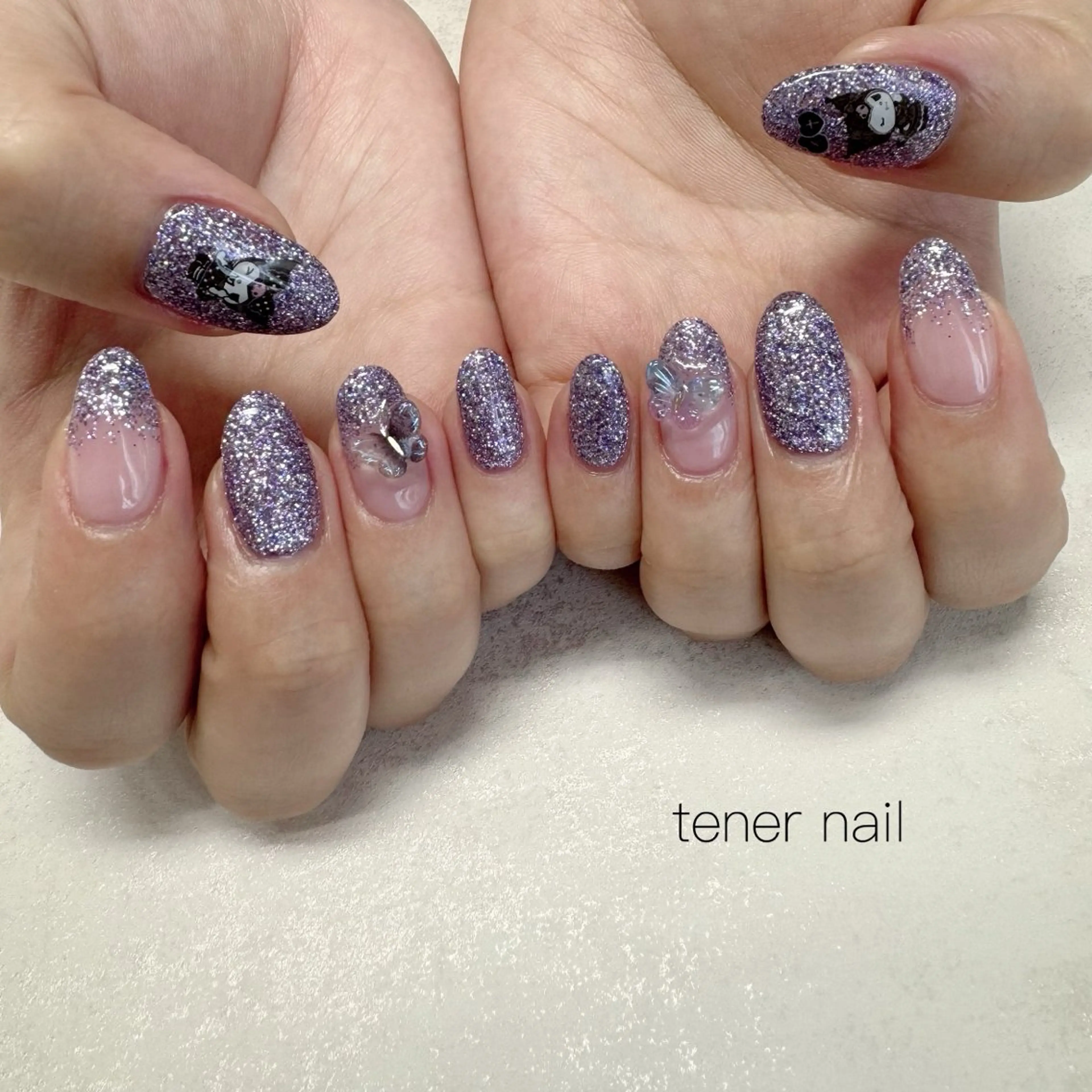 ネイル オーロラネイル ハンドネイル テネルネイル tener nailのネイルデザイン