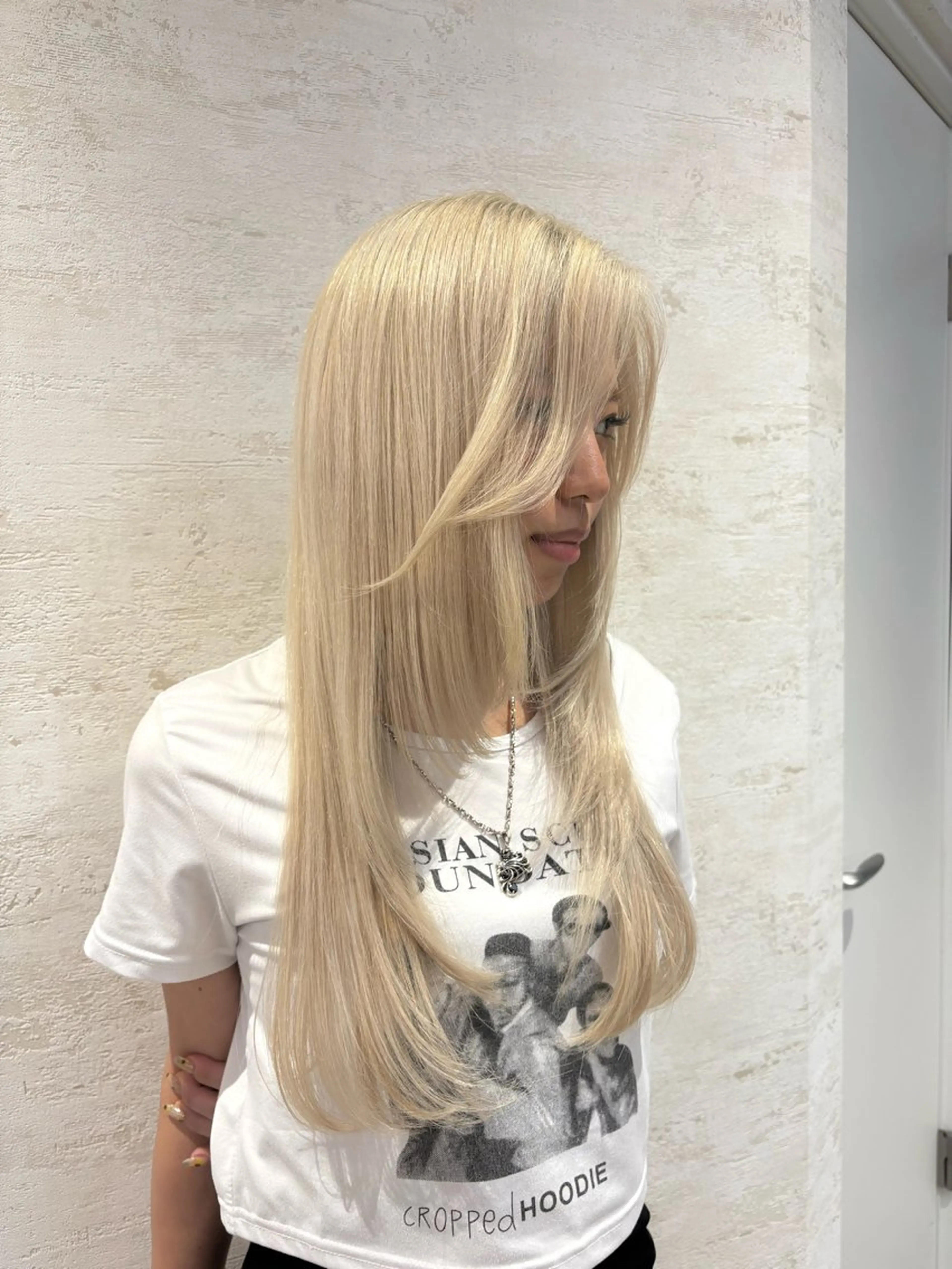 ミディアム 顔周りカット 🧸艶ブリーチ/深み カラー🌺Noa🌺のヘアスタイル