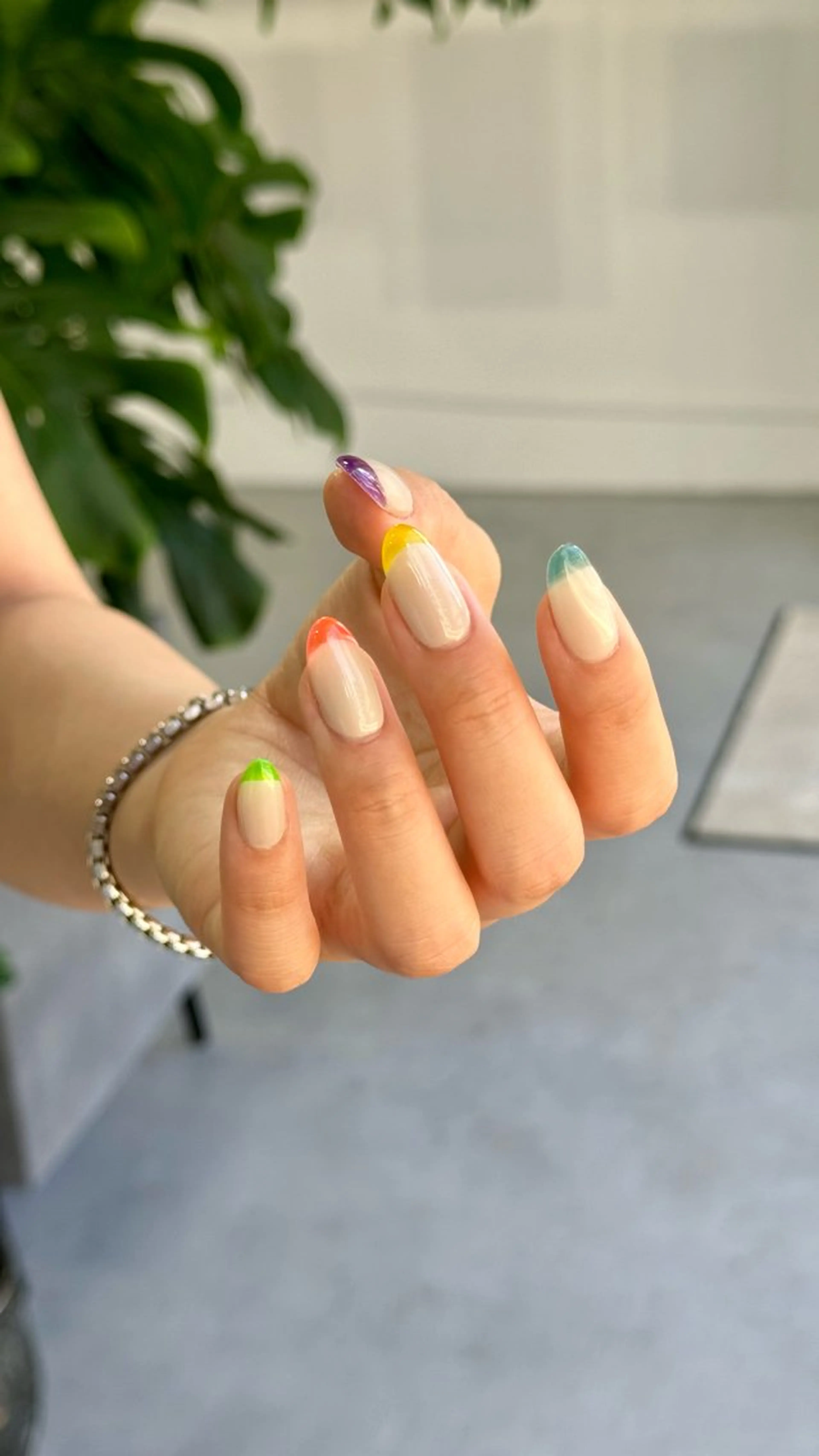 ネイル クリアネイル フレンチネイル Momoka ネイリスト福岡/薬院のネイルデザイン