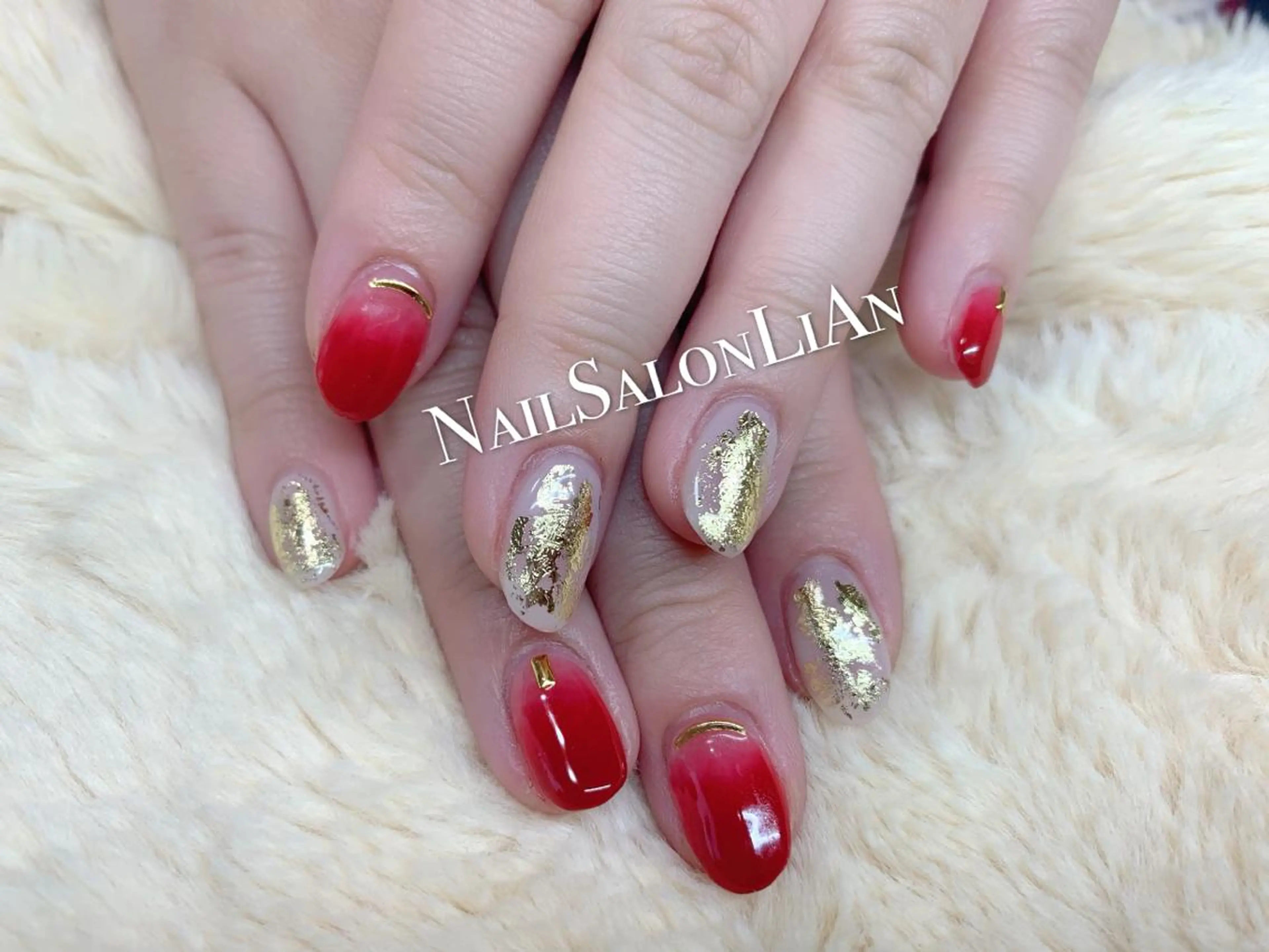 ネイル 持ち込み ハンドネイル NailSalon LiAnのネイルデザイン