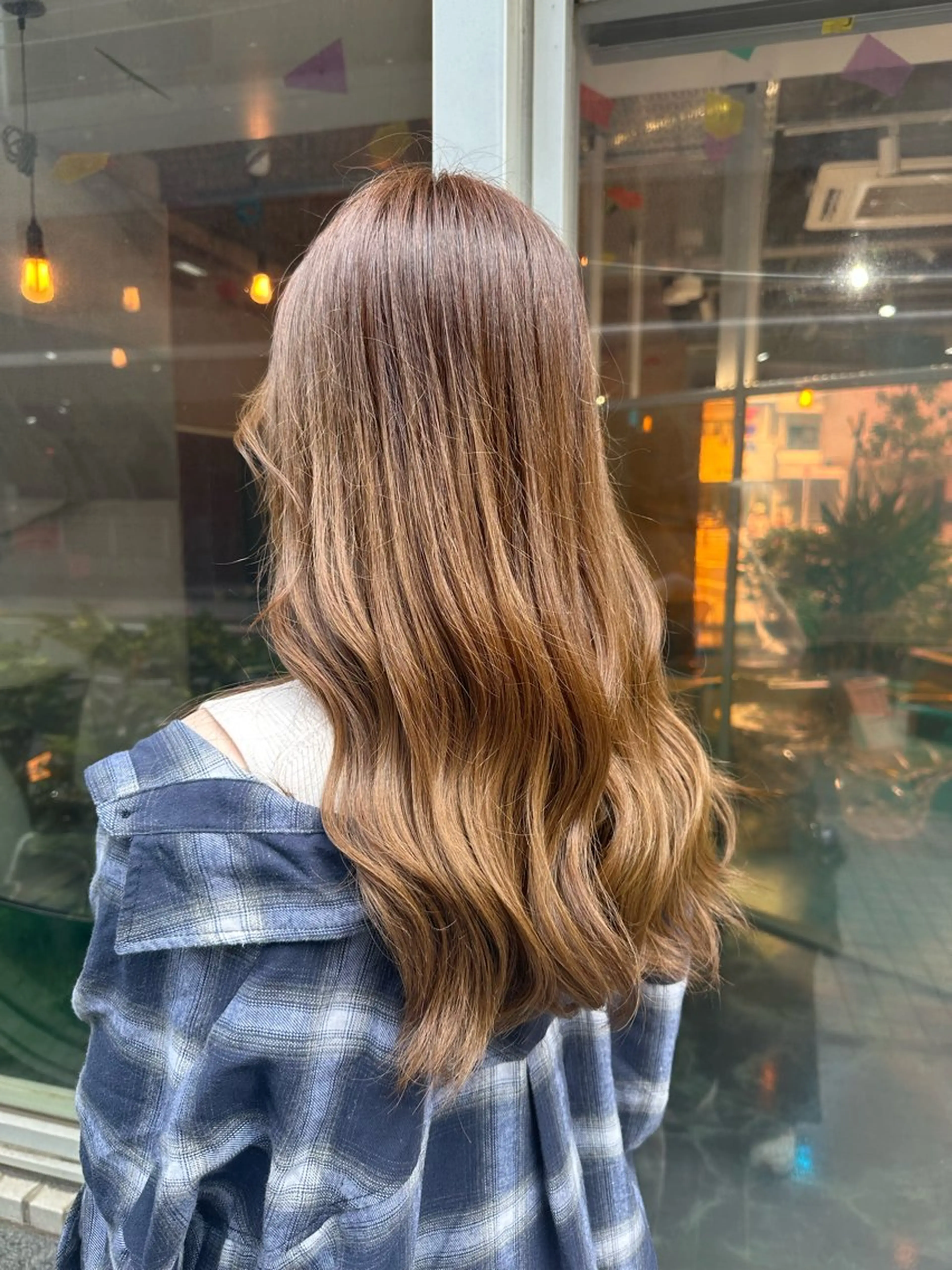 ミディアム 酸性ストレート/艶髪 /縮毛/sara❄️のヘアスタイル